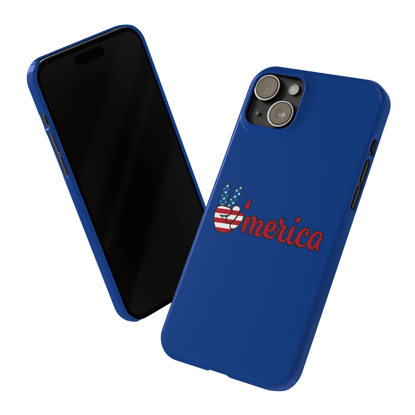 Slim Phone Case - 'Merica Design, Patriotic Phone Cover for Independence Day, 4th of July, USA Pride, Gift for Americans