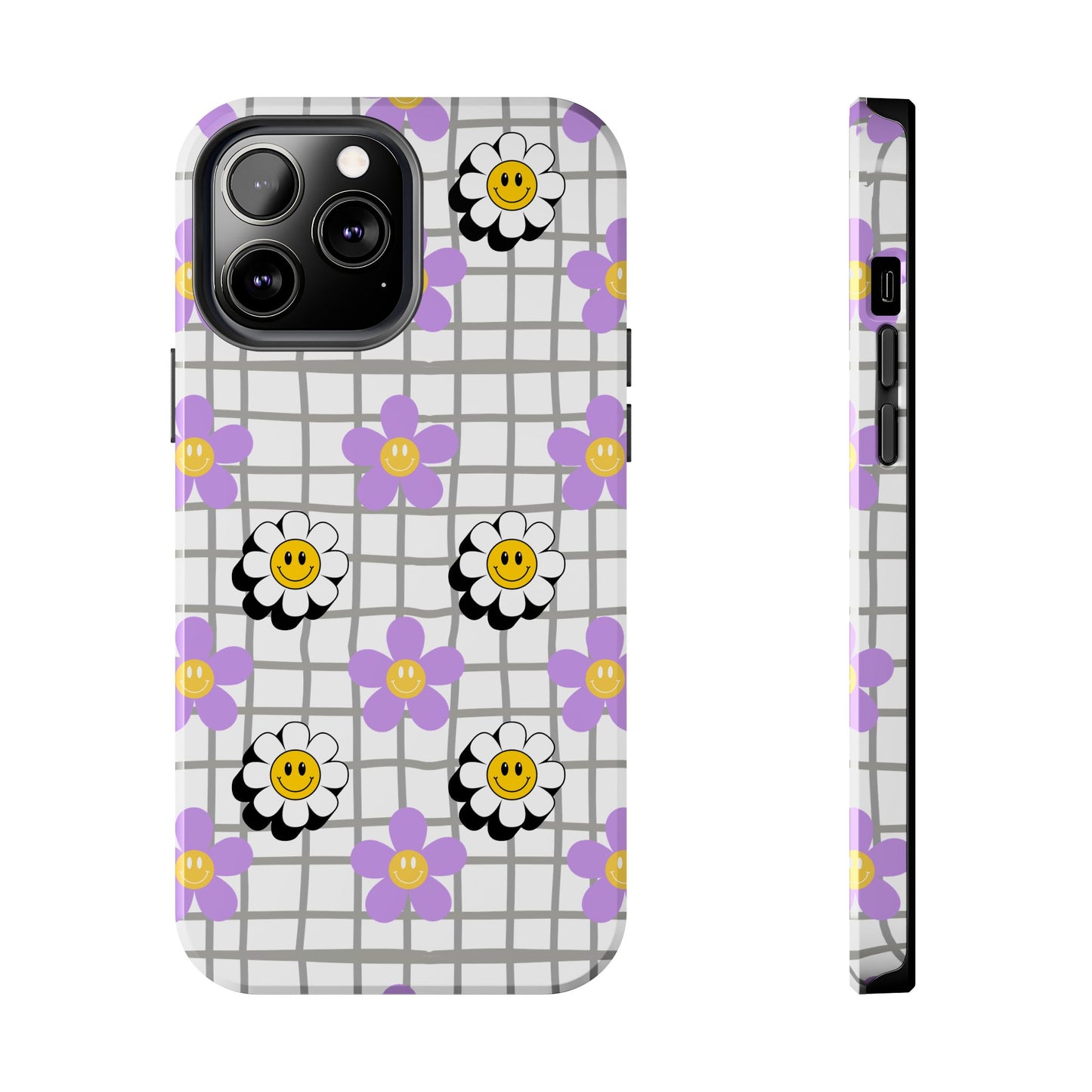 Phone Case - Flower Smiley Design