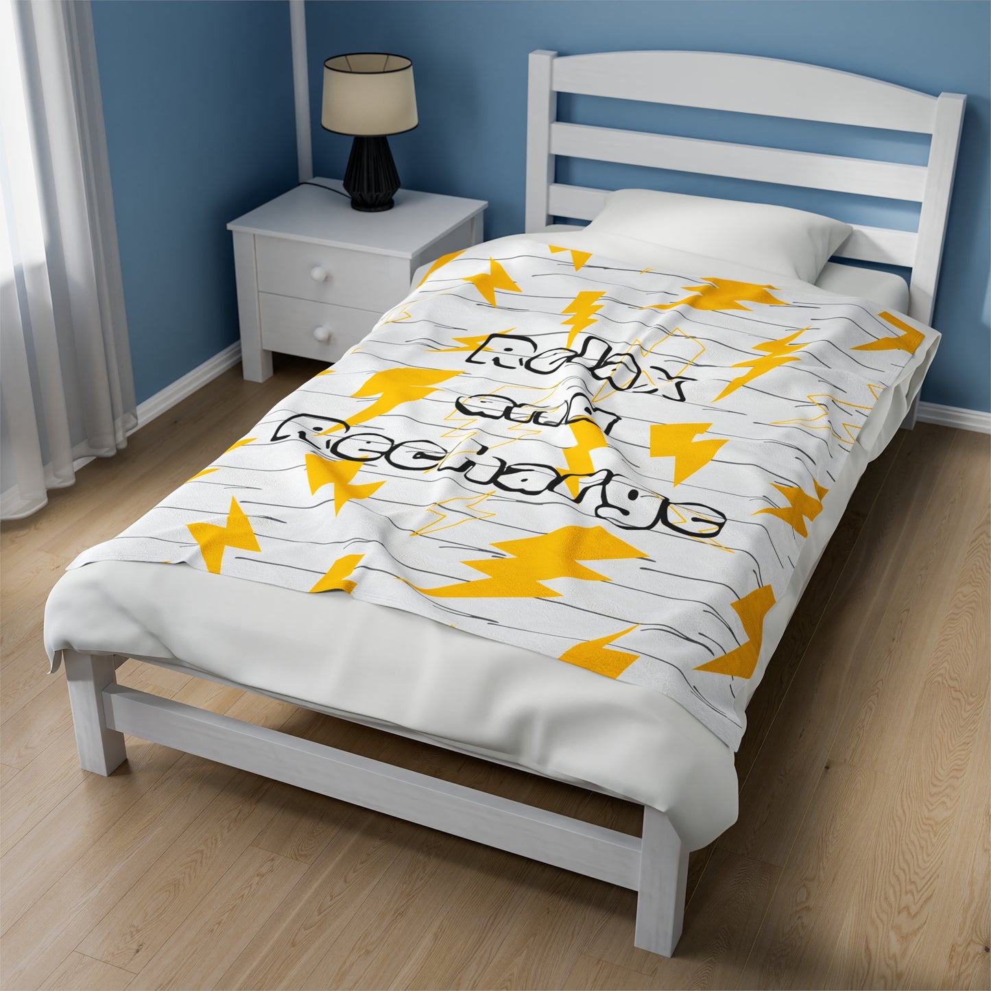 Plush Blanket - Relax and Recharge Cozy Throw