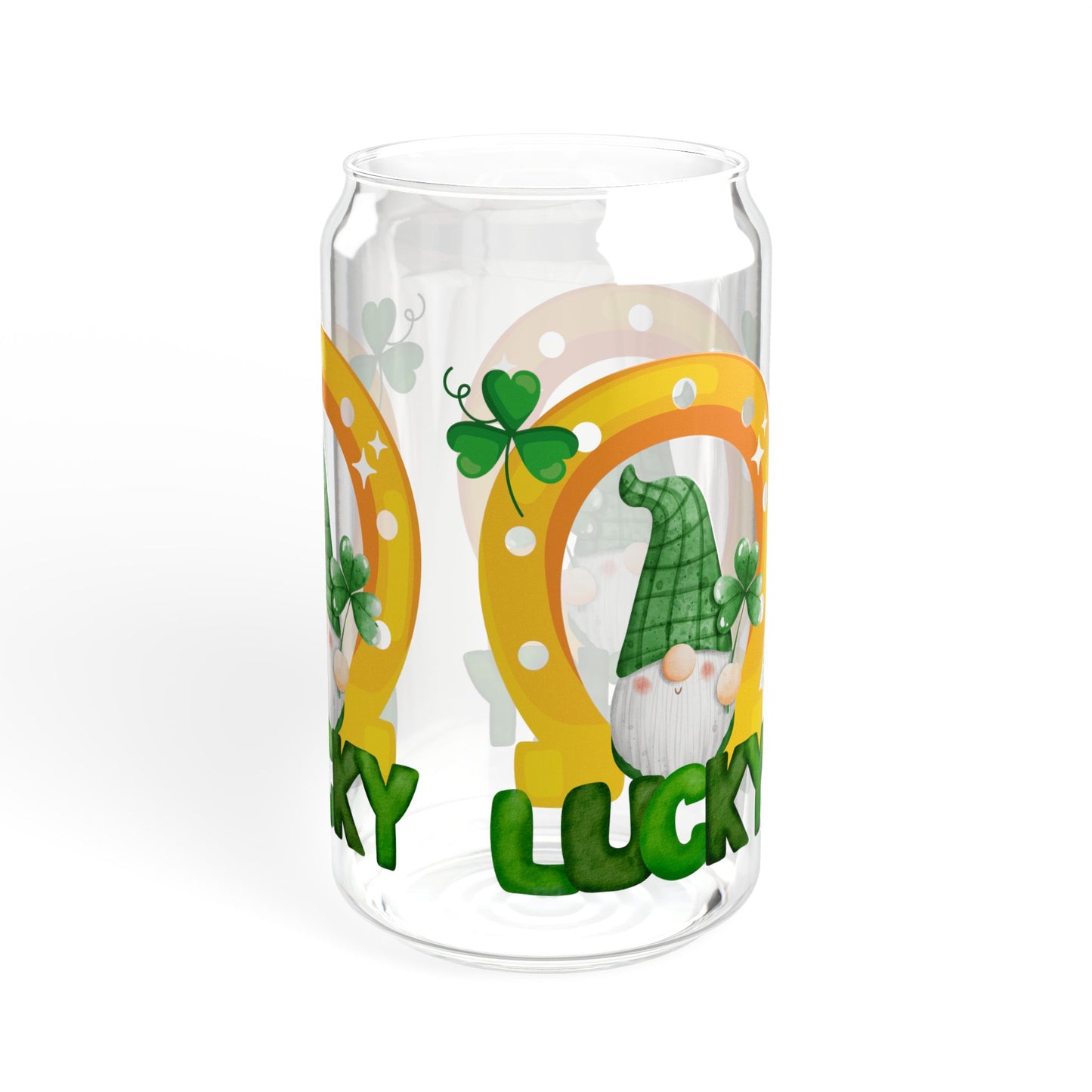 Lucky Gnome 16oz Sipper Glass