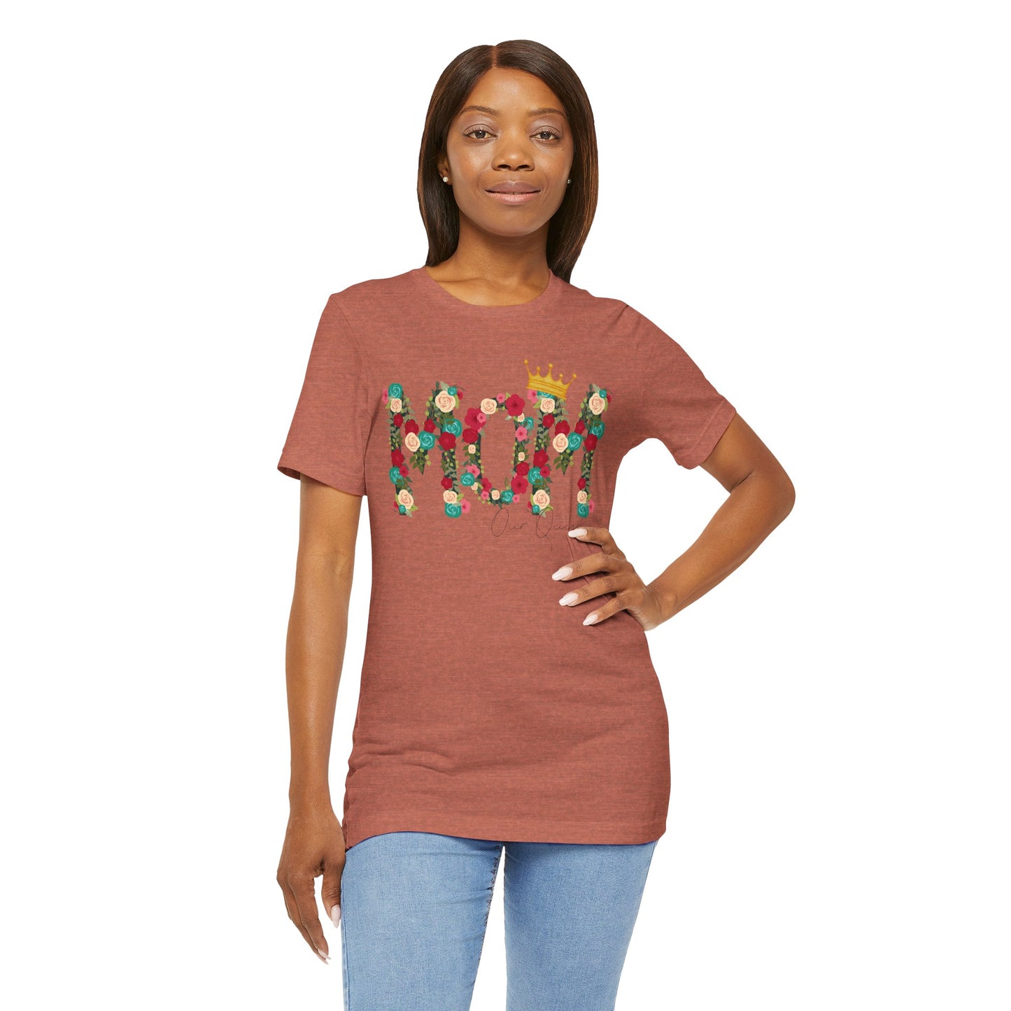 Floral Mom Queen T-Shirt - Mother's Day Gift