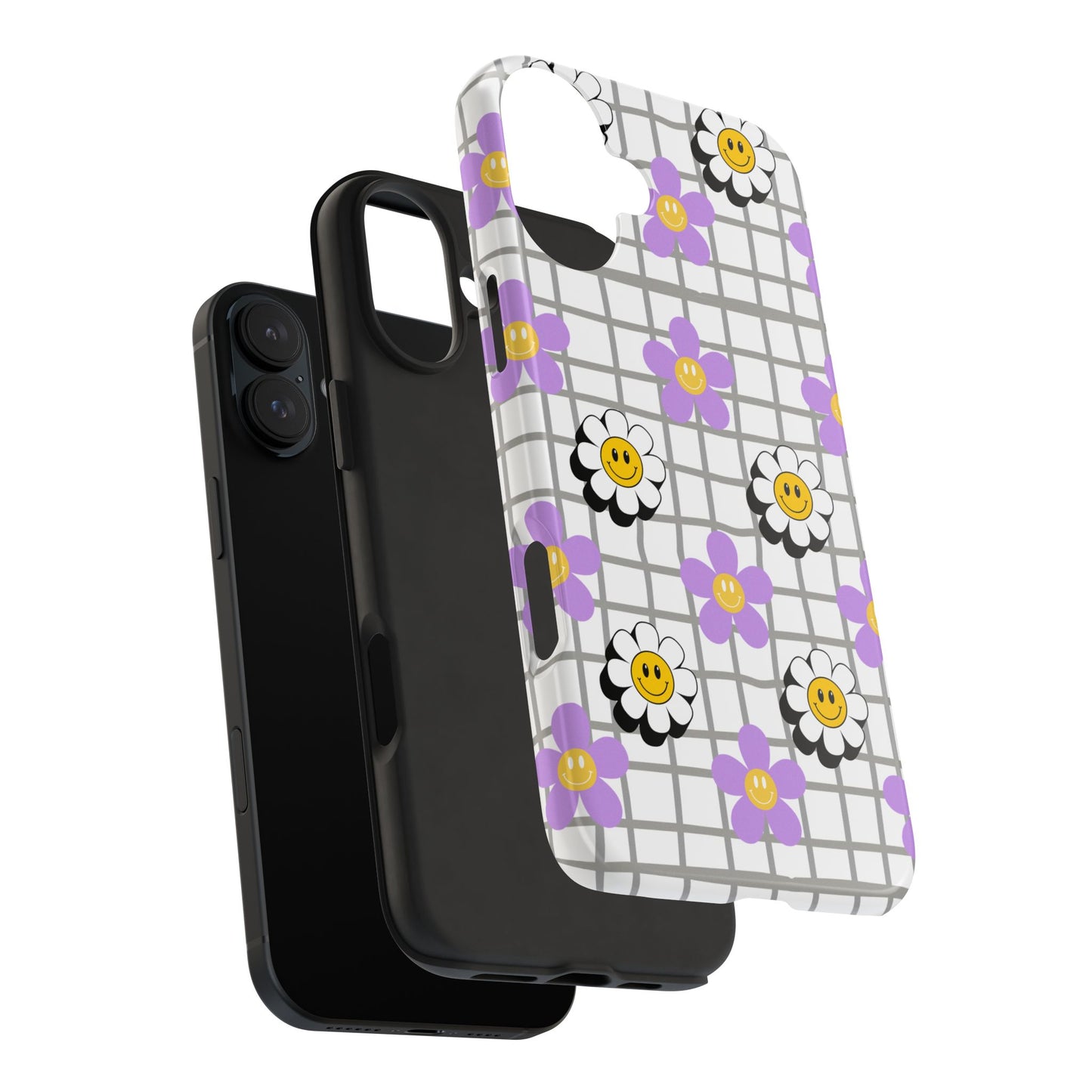 Phone Case - Flower Smiley Design