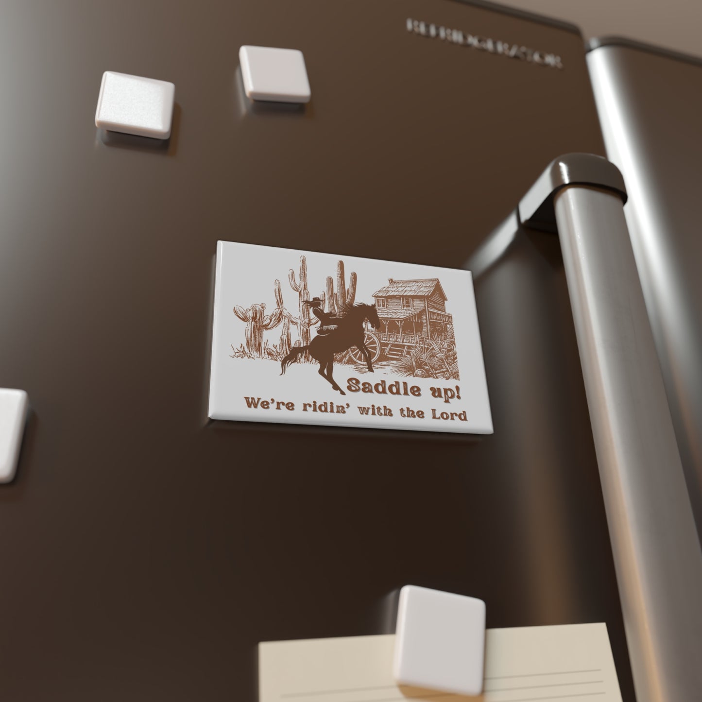 Fridge Magnet, Saddle up!