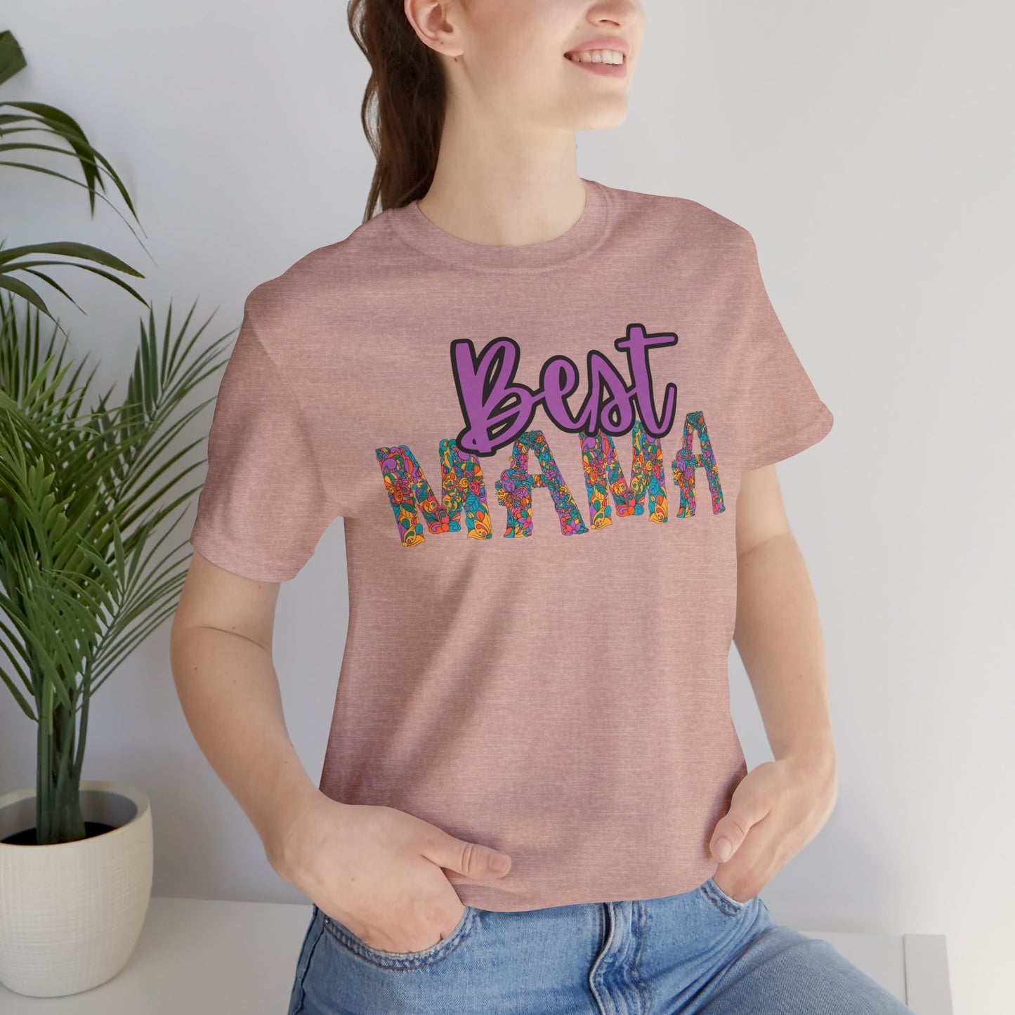 Floral 'Mama' Tee