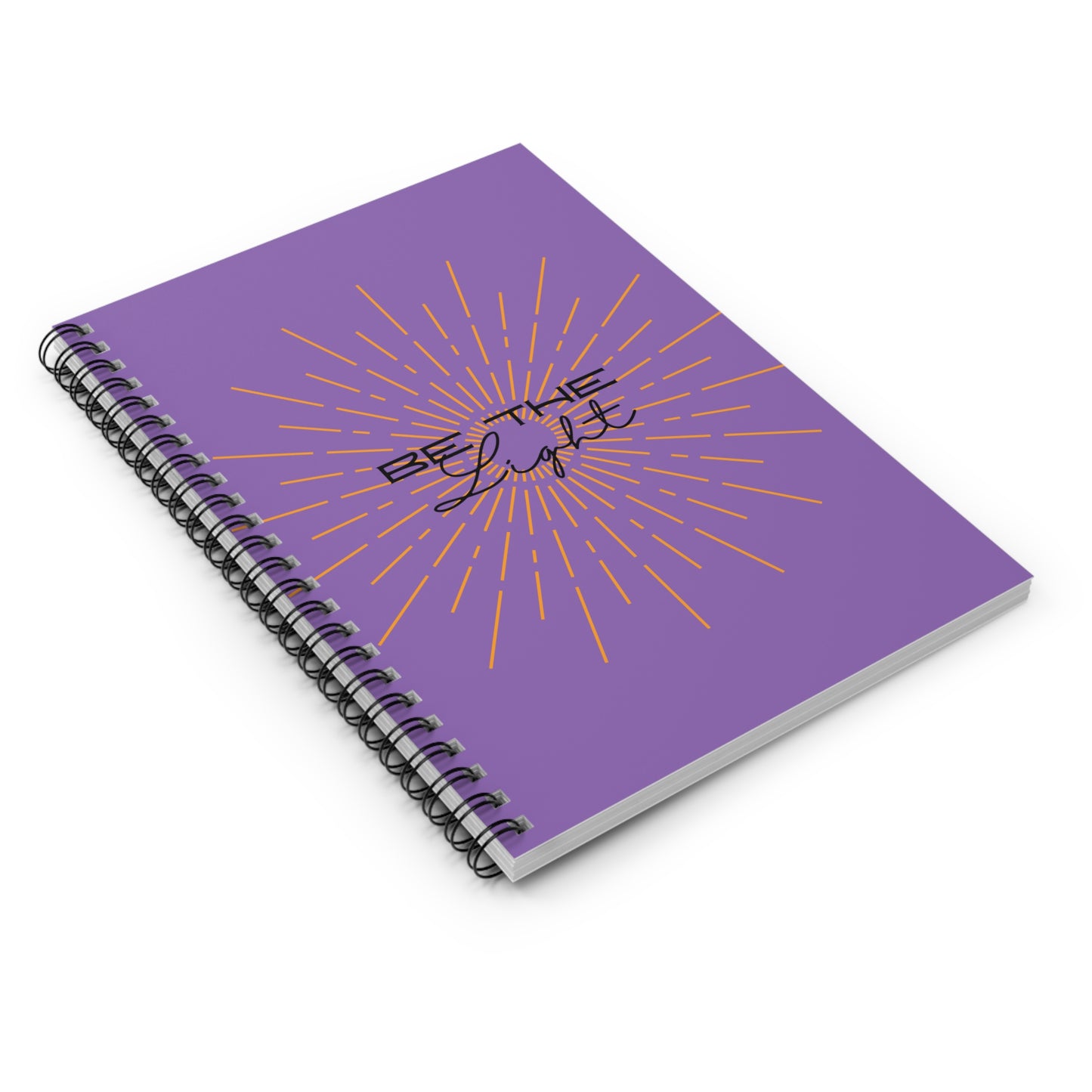 Faith Journal Notebook - with 'Be the Light' design