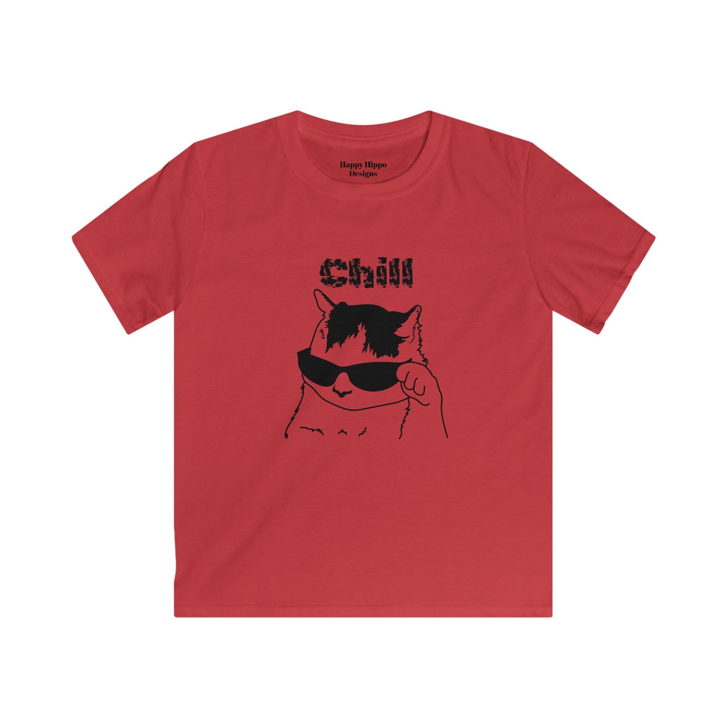 Cool Cat Kids Tee- Chill tee