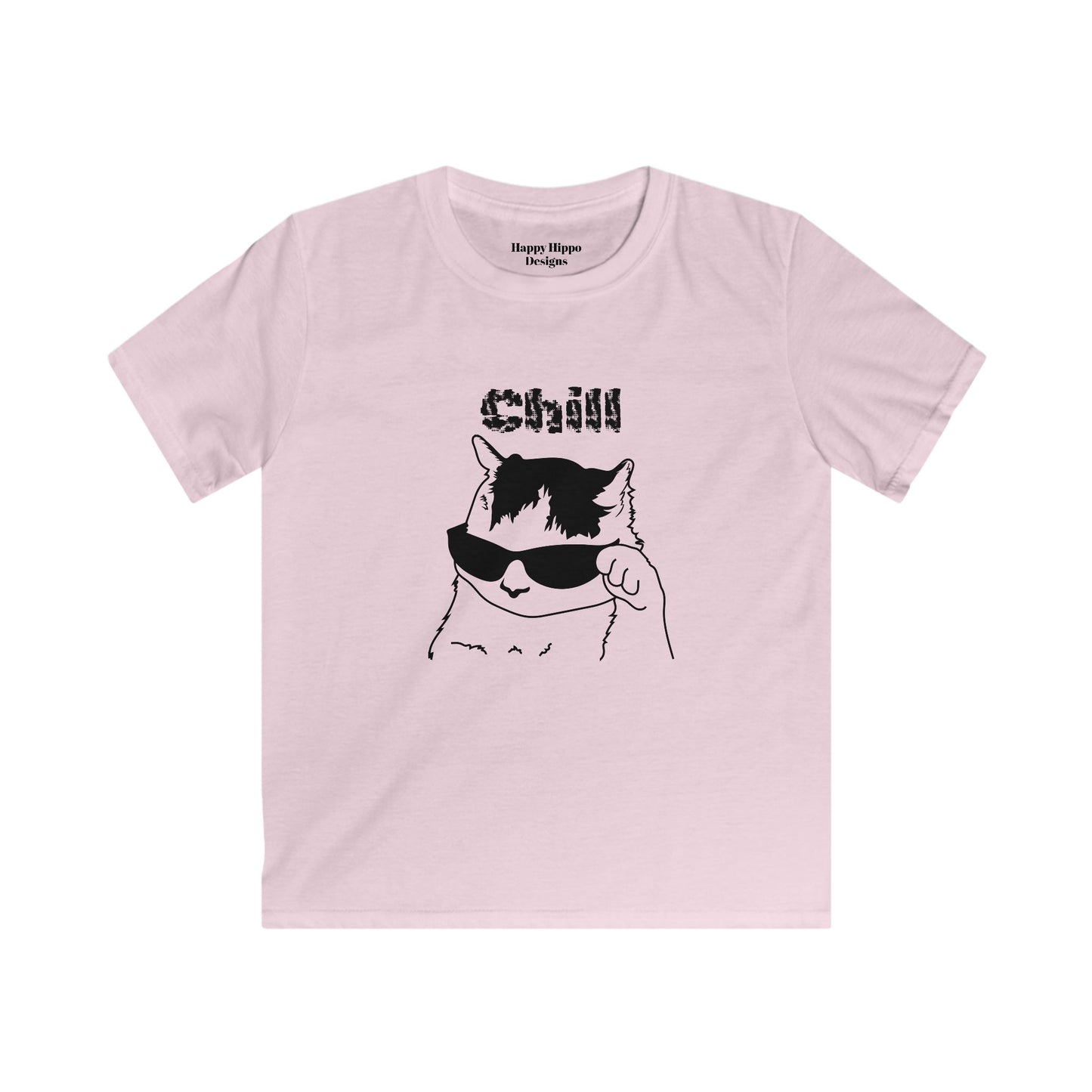 Cool Cat Kids Tee- Chill tee
