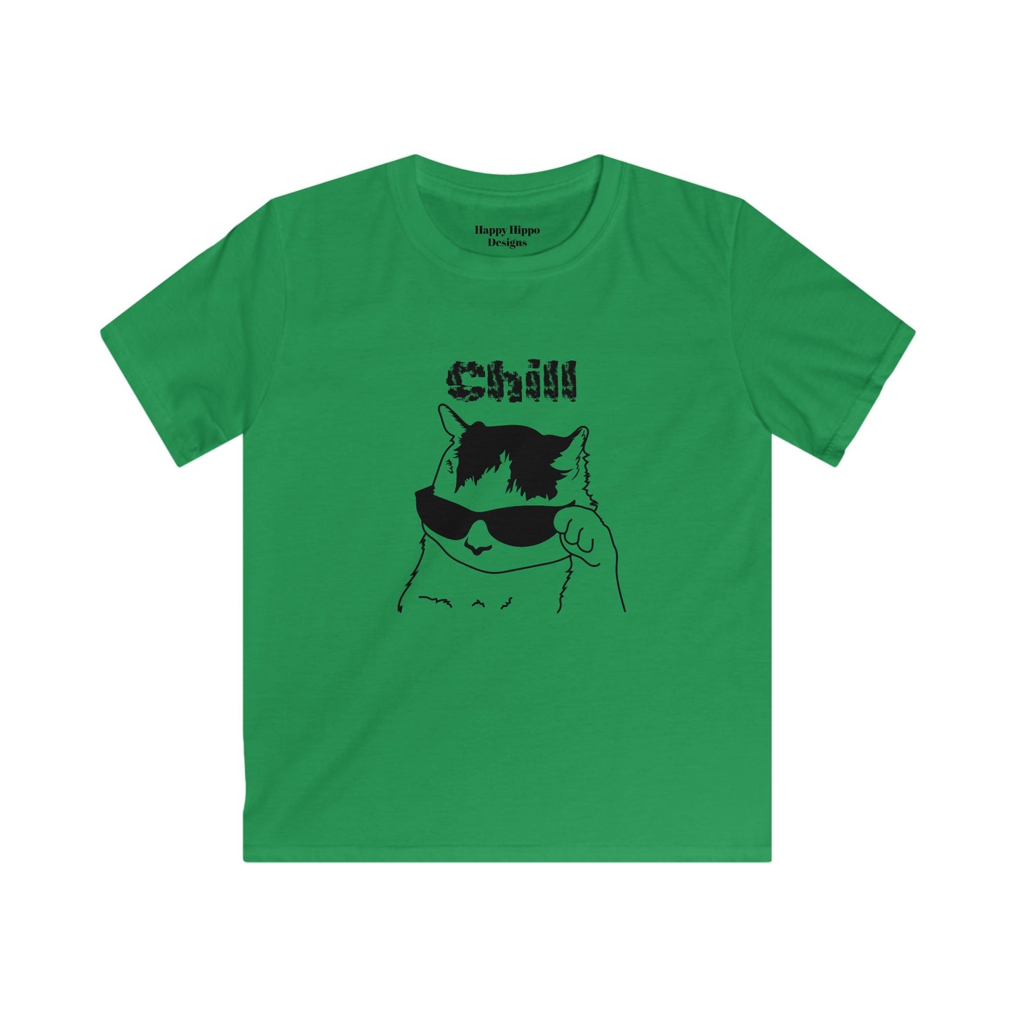 Cool Cat Kids Tee- Chill tee