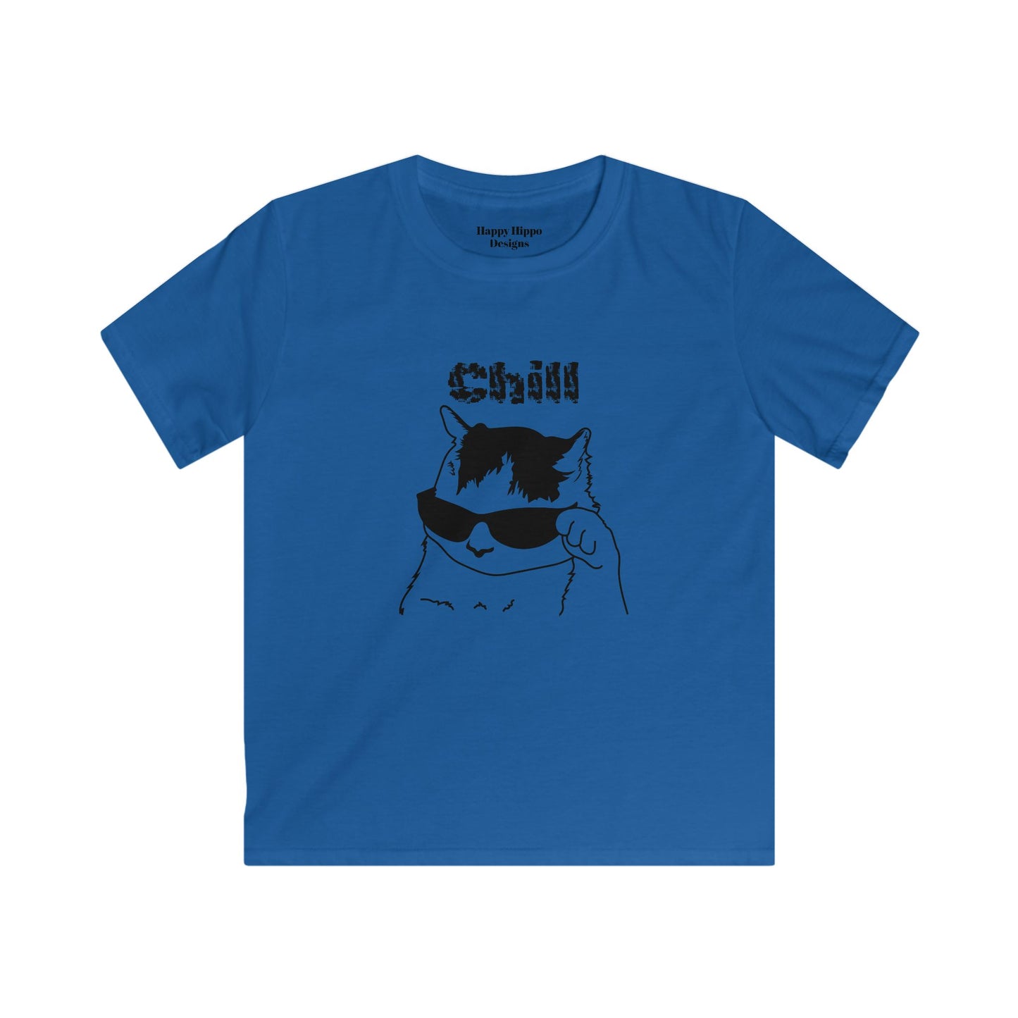 Cool Cat Kids Tee- Chill tee