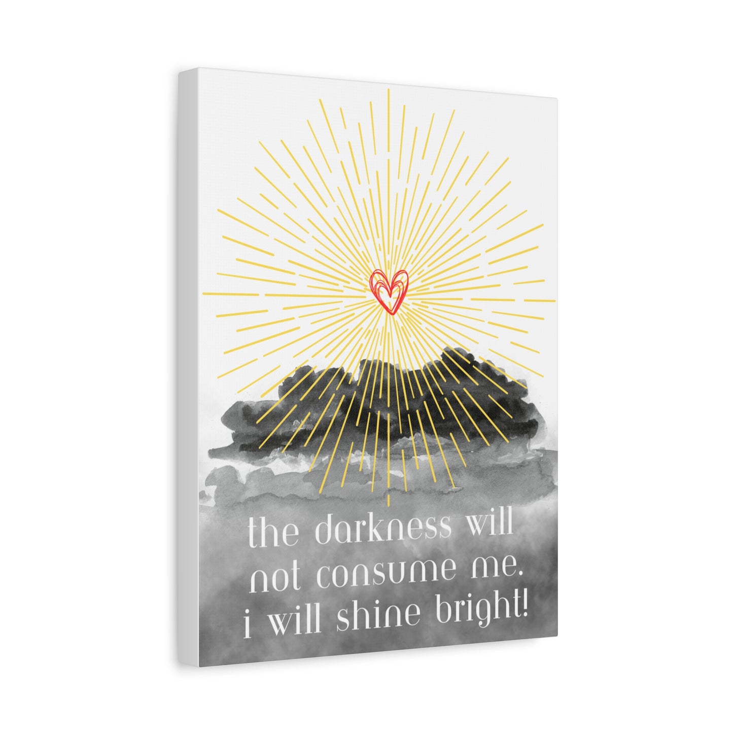 Inspirational Wall Art - Shine Bright Canvas Print
