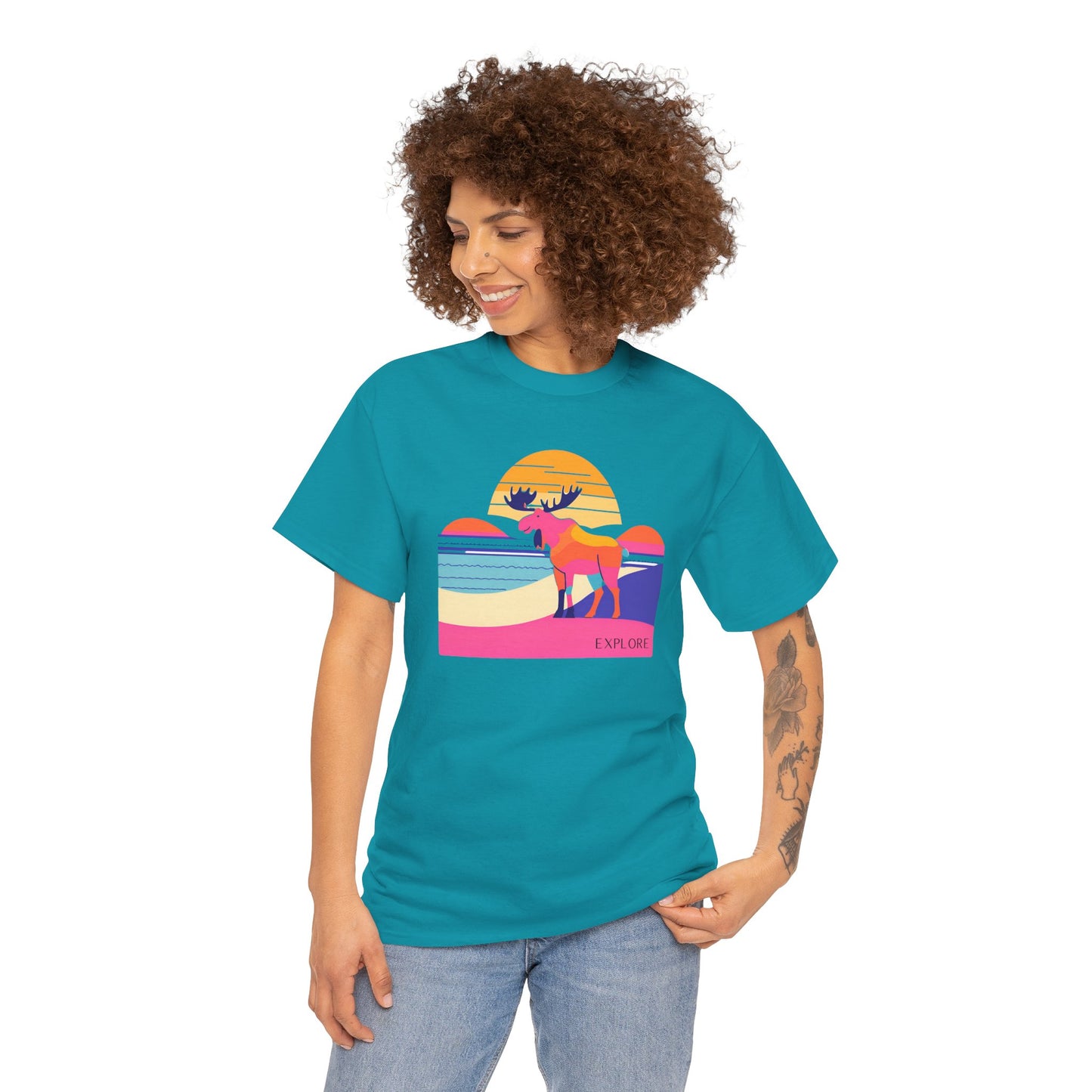 Explore Moose Tee - Adventure Lovers