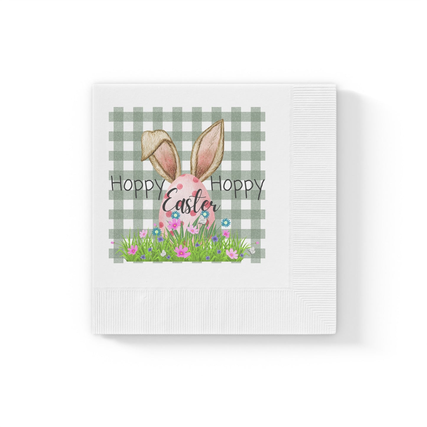Hoppy Easter Decor Napkins - Festive Bunny Design for Spring Celebrations