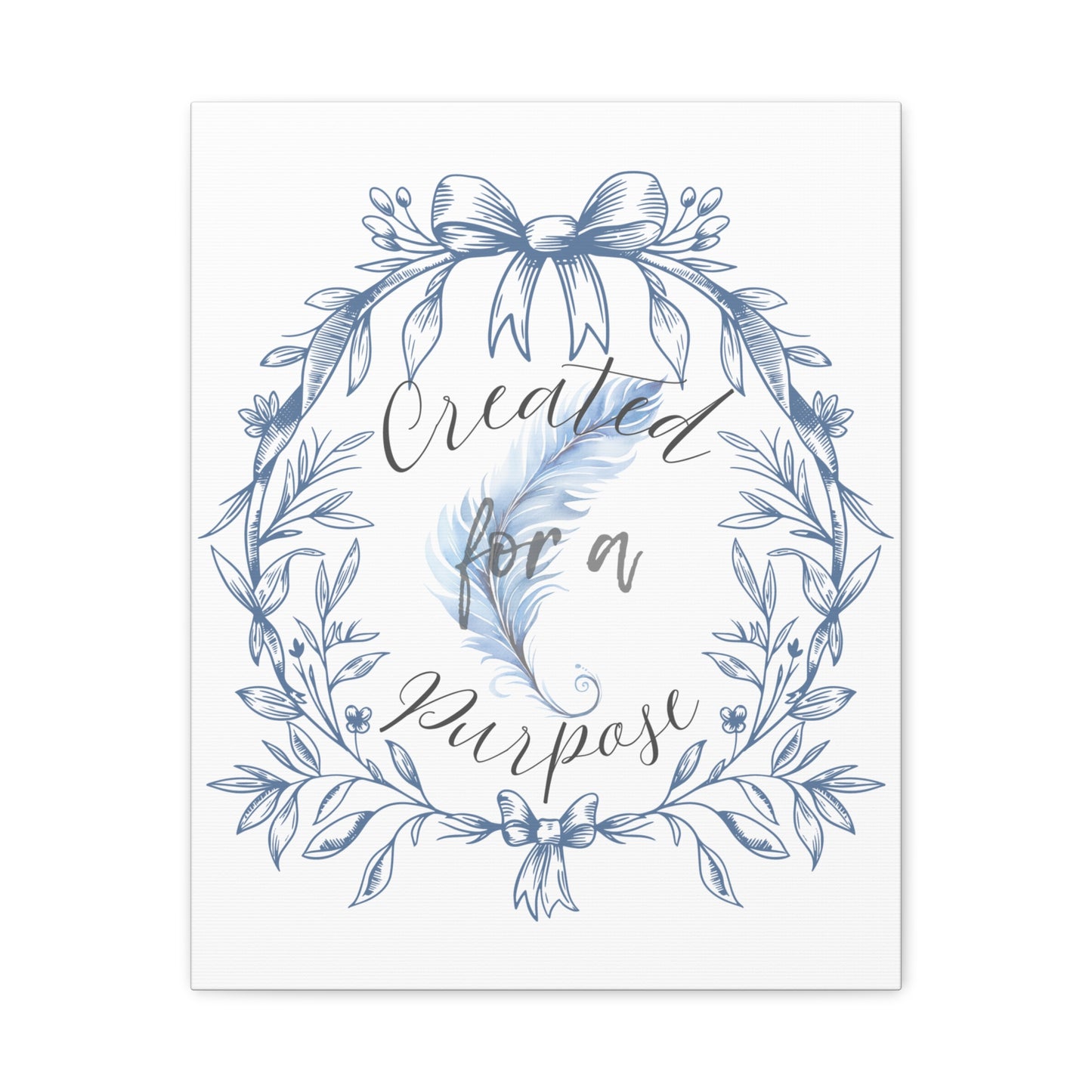Inspirational Canvas Art - 'Created for a Purpose' Wall Decor