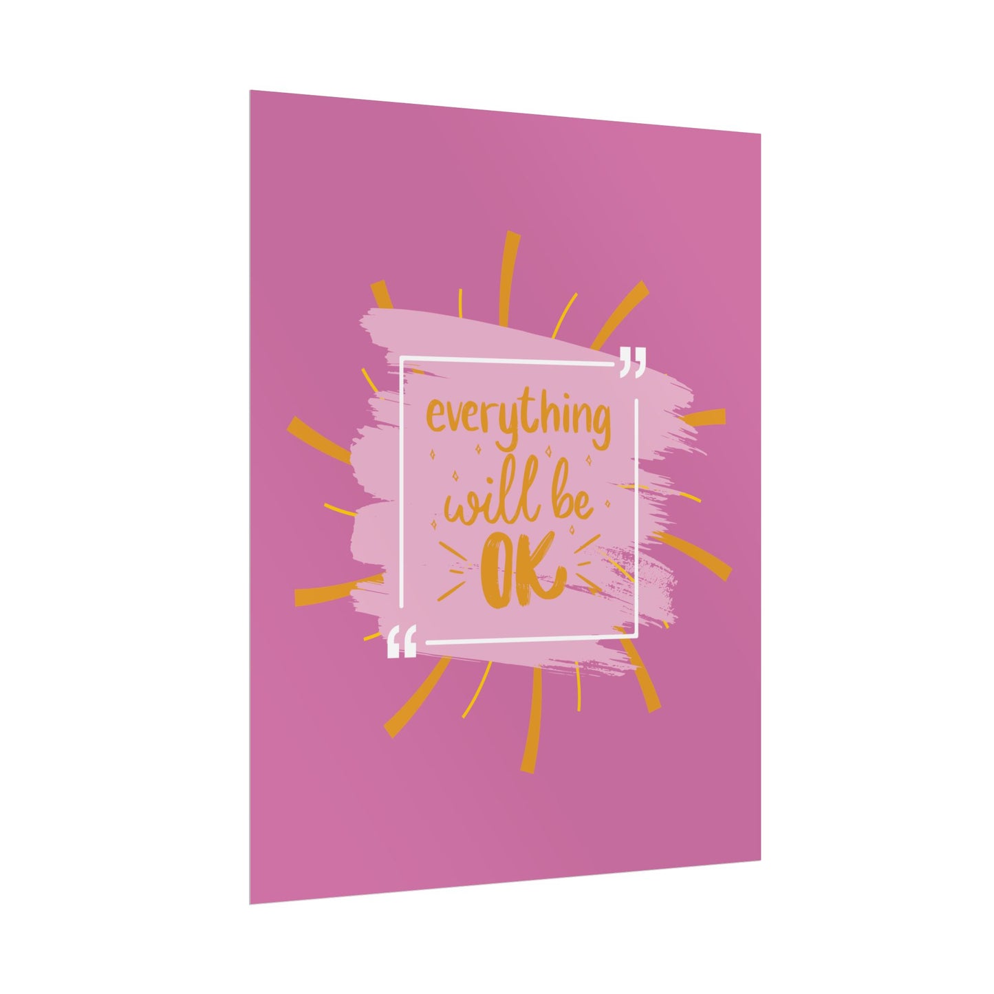 Everything Will Be Ok -Poster