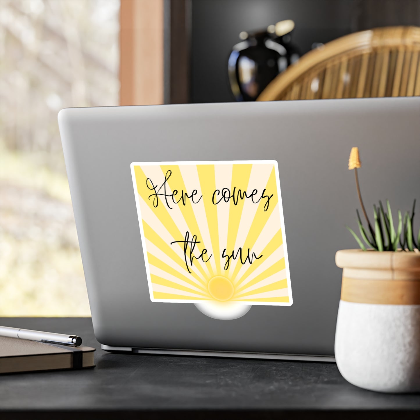 Vinyl Decal - Here Comes the Sun