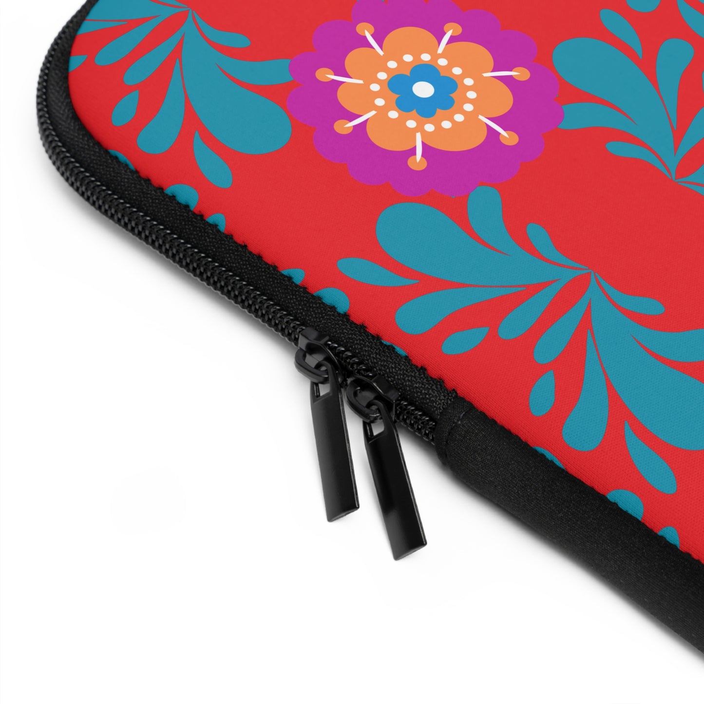 Colorful Floral Laptop Sleeve, Vibrant Tech Accessory for Students