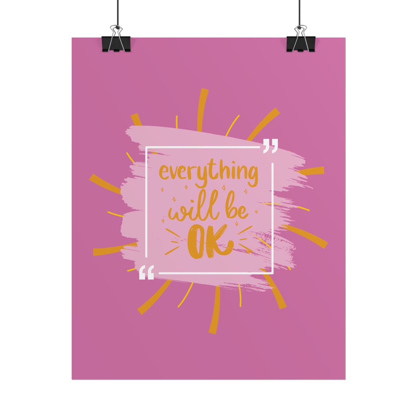 Everything Will Be Ok -Poster
