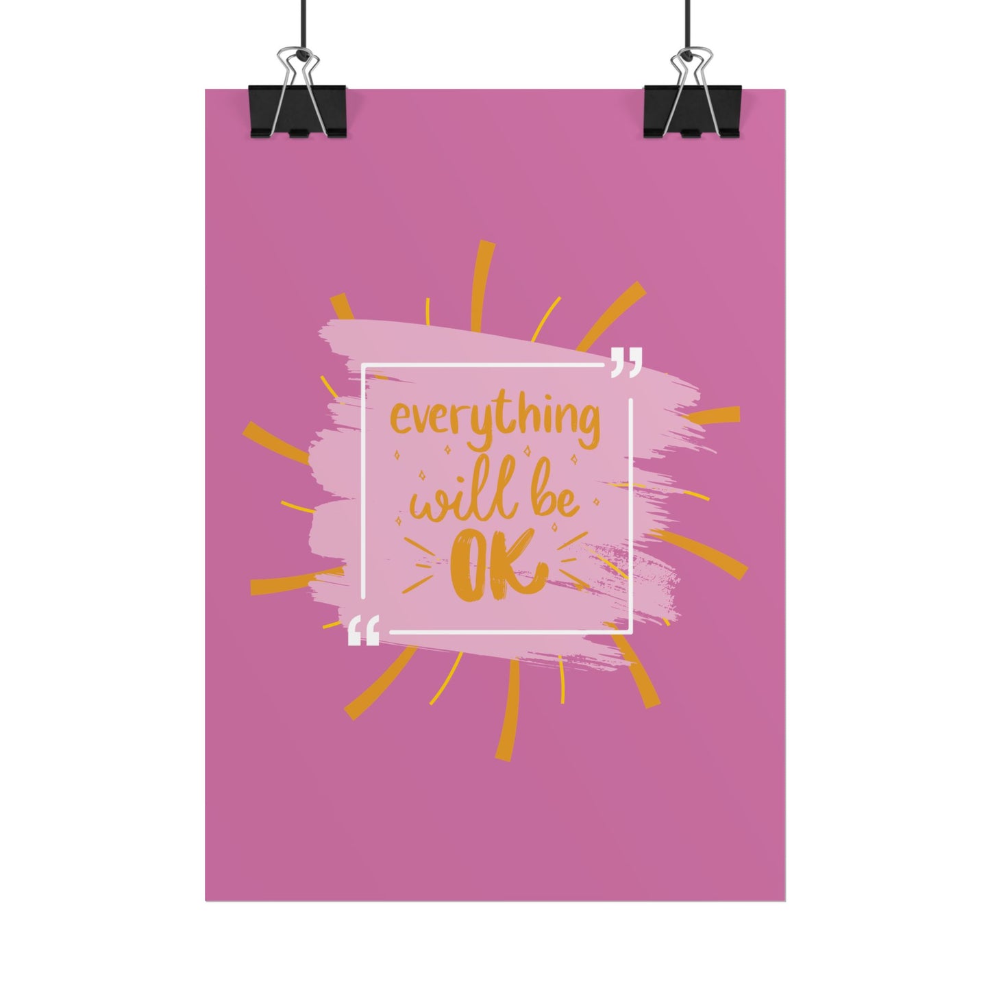 Everything Will Be Ok -Poster