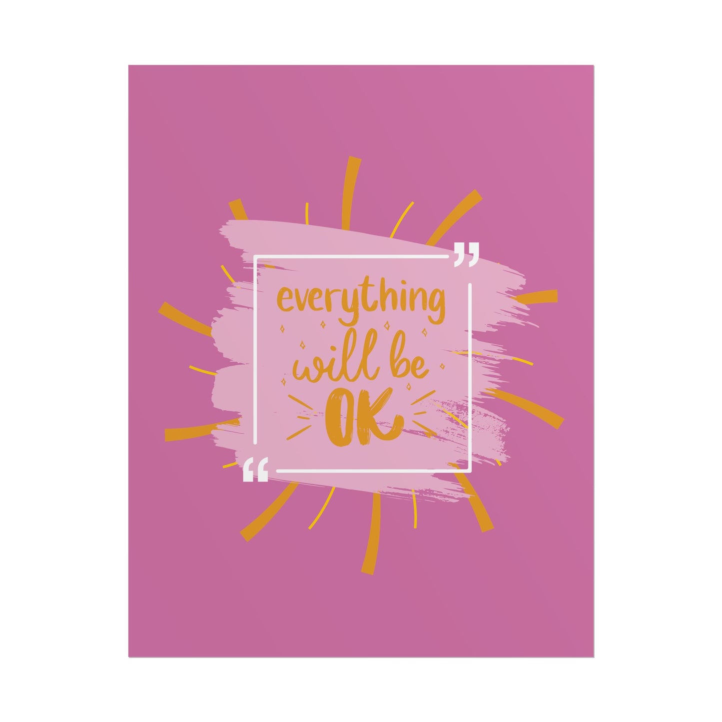 Everything Will Be Ok -Poster