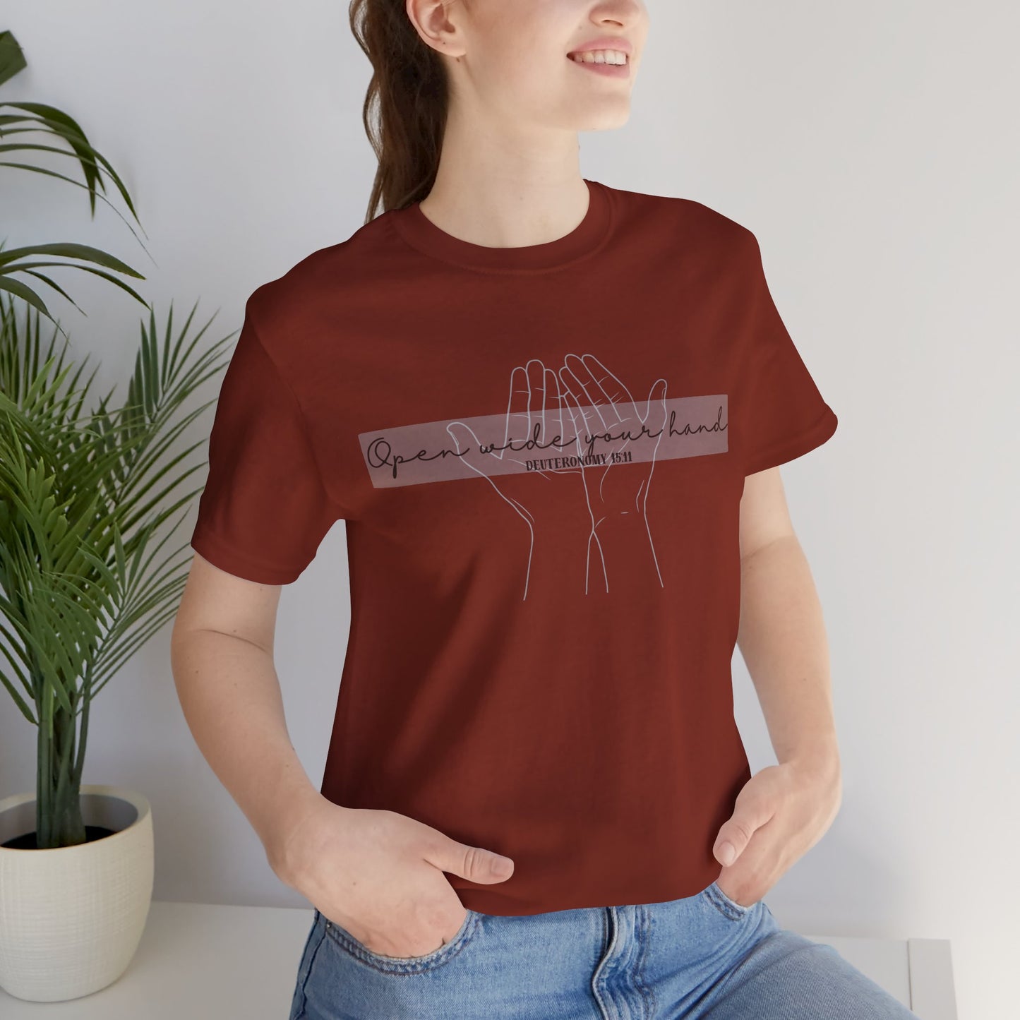 Open Wide your Hand - Christian Apparel
