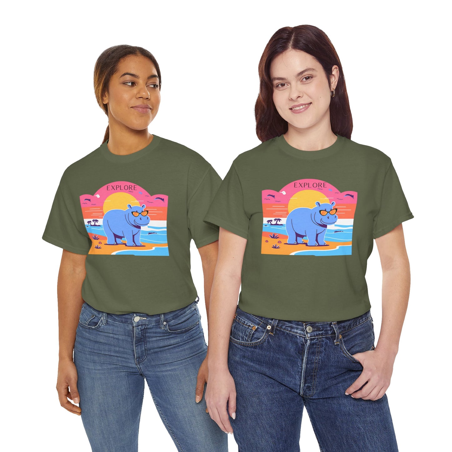 Happy Hippo Tee