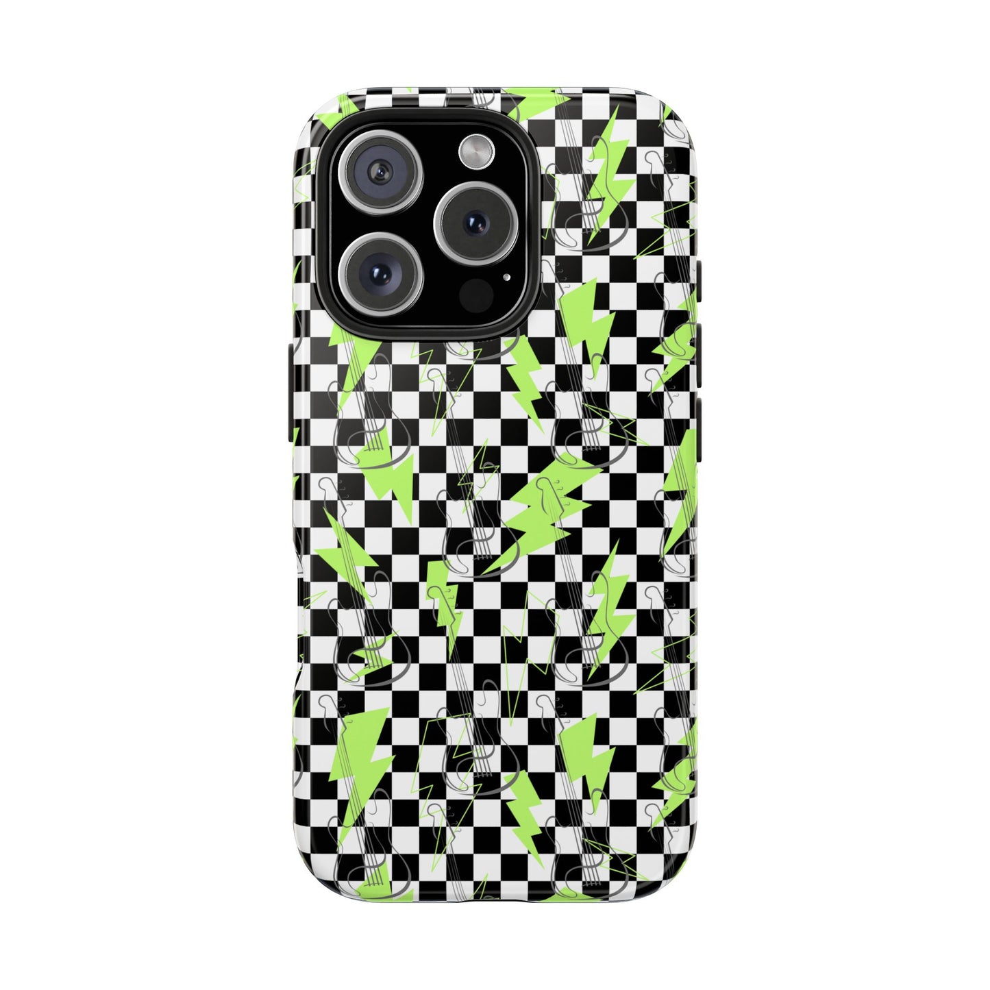 Phone Case - Lightening Guitar Rock the Day Design