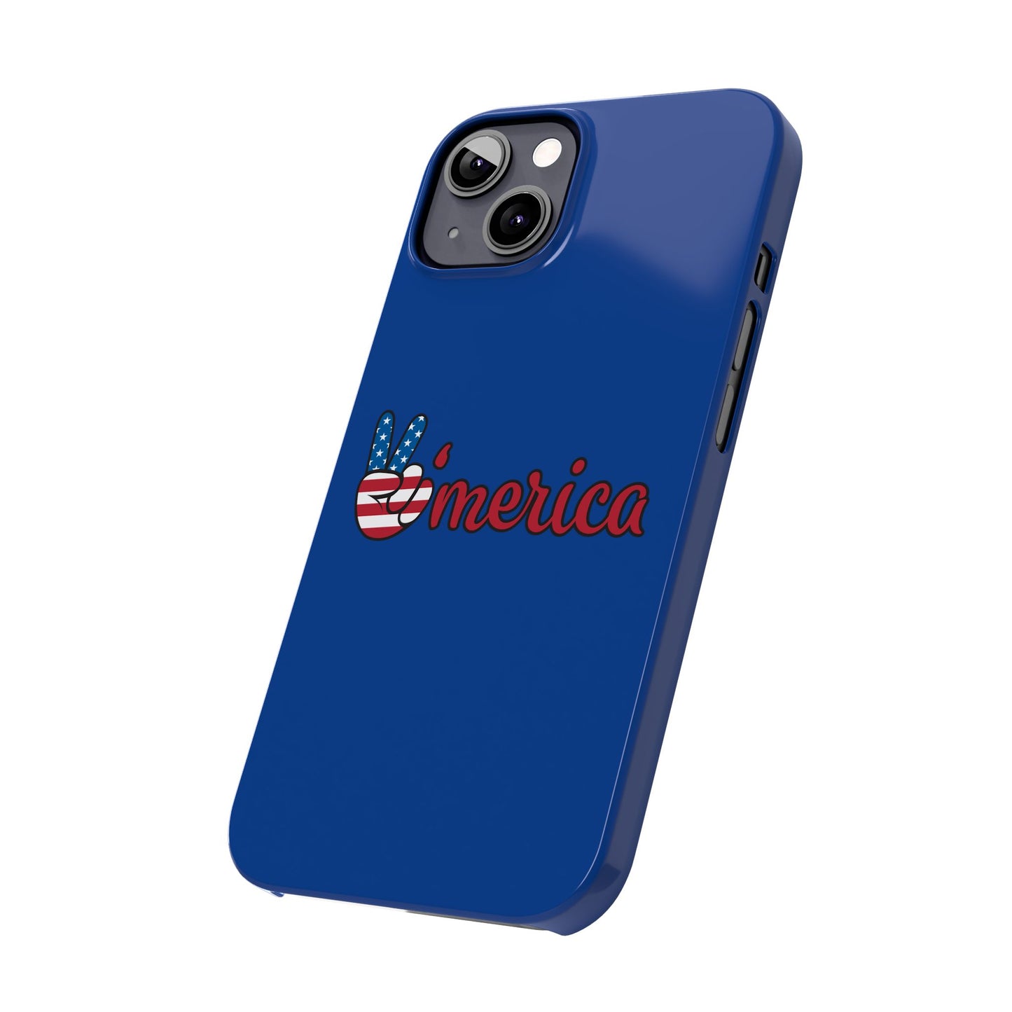 Slim Phone Case - 'Merica Design, Patriotic Phone Cover for Independence Day, 4th of July, USA Pride, Gift for Americans
