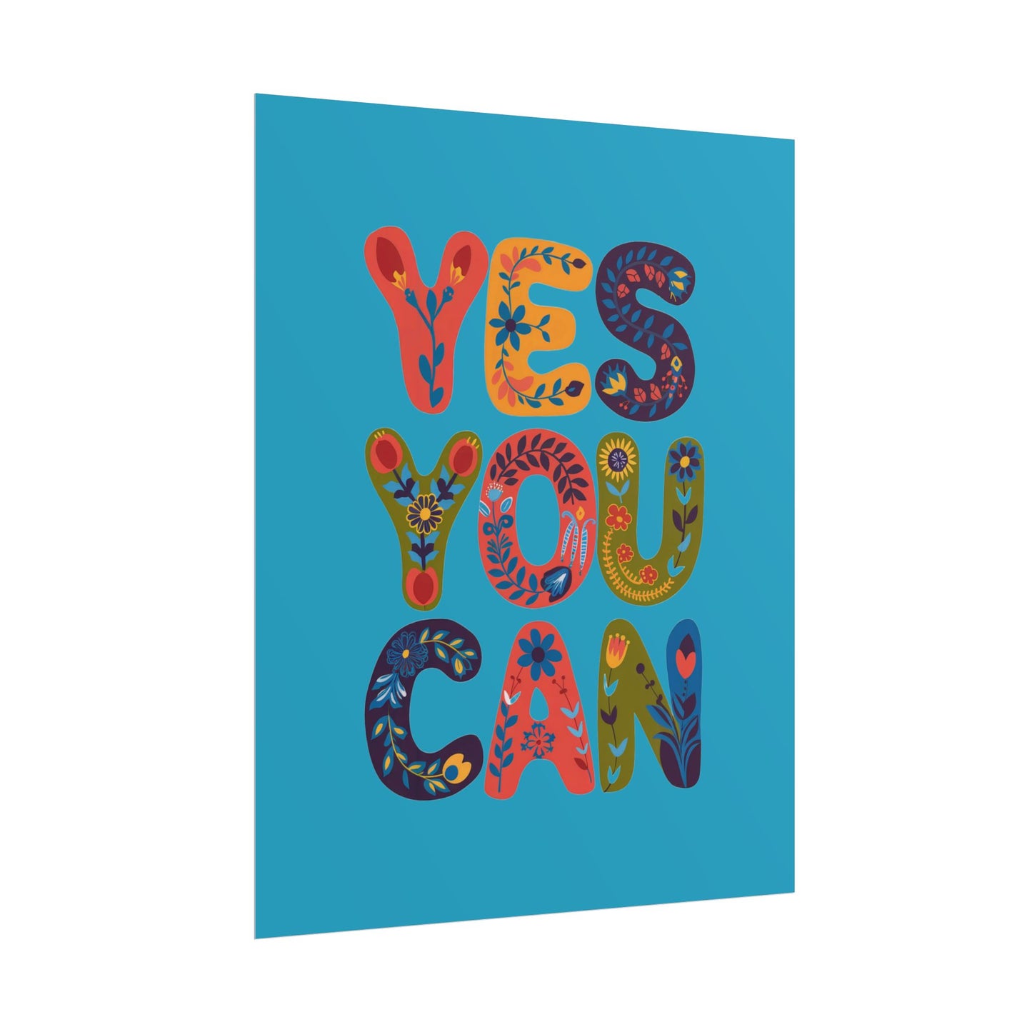 Poster - Yes You Can Inspirational Poster