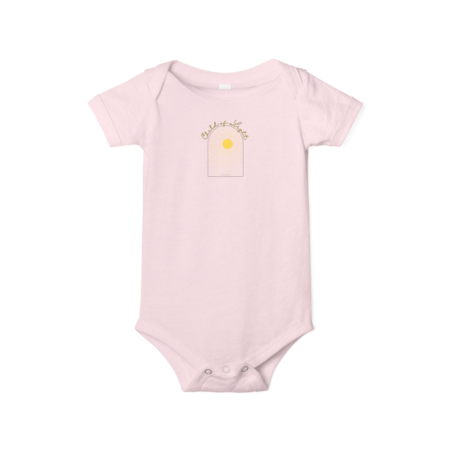 Onesie Infant Jersey with Child of Light Ephesians 5:8 Verse