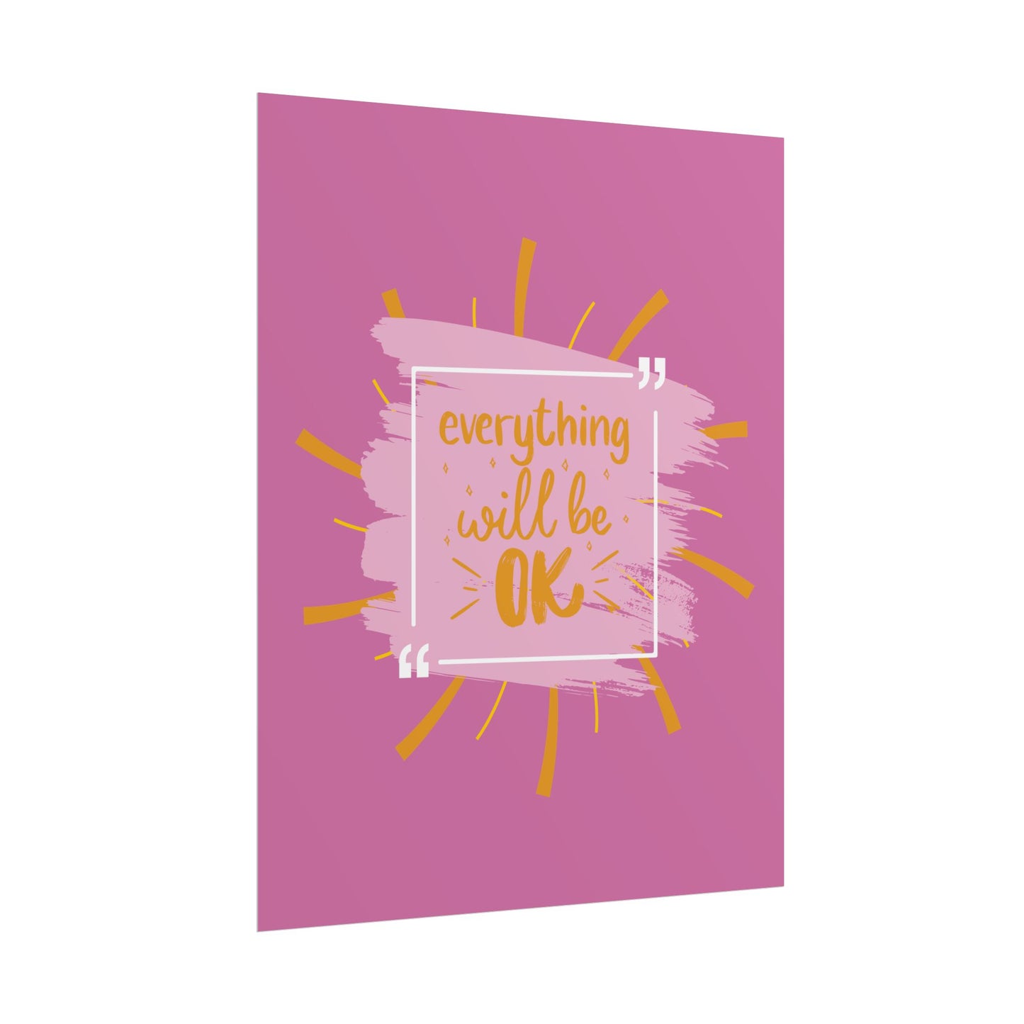 Everything Will Be Ok -Poster