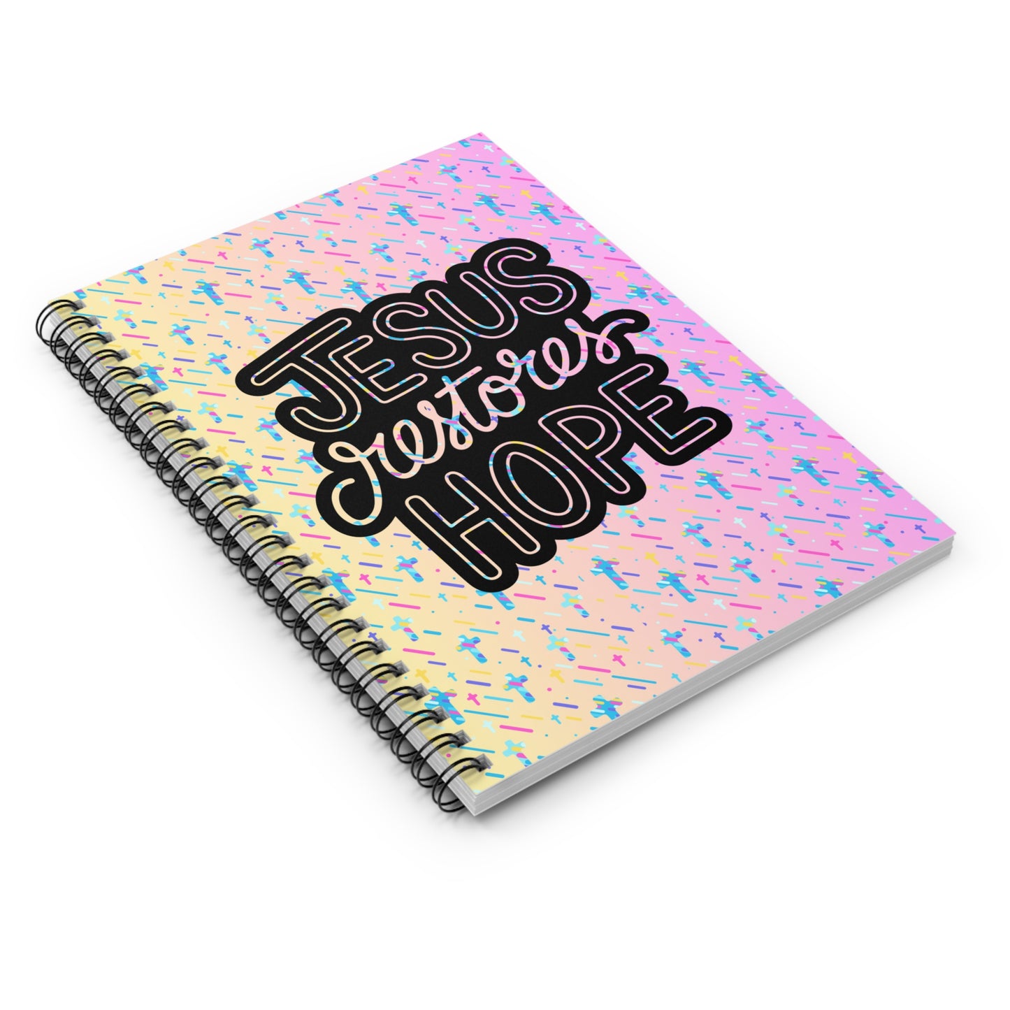 Faith Journal Notebook - Jesus Restores Hope Church Notes & Daily Journaling