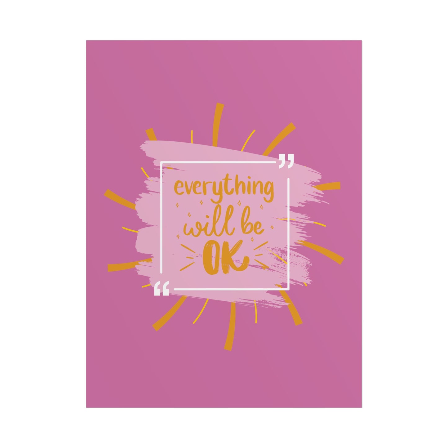 Everything Will Be Ok -Poster