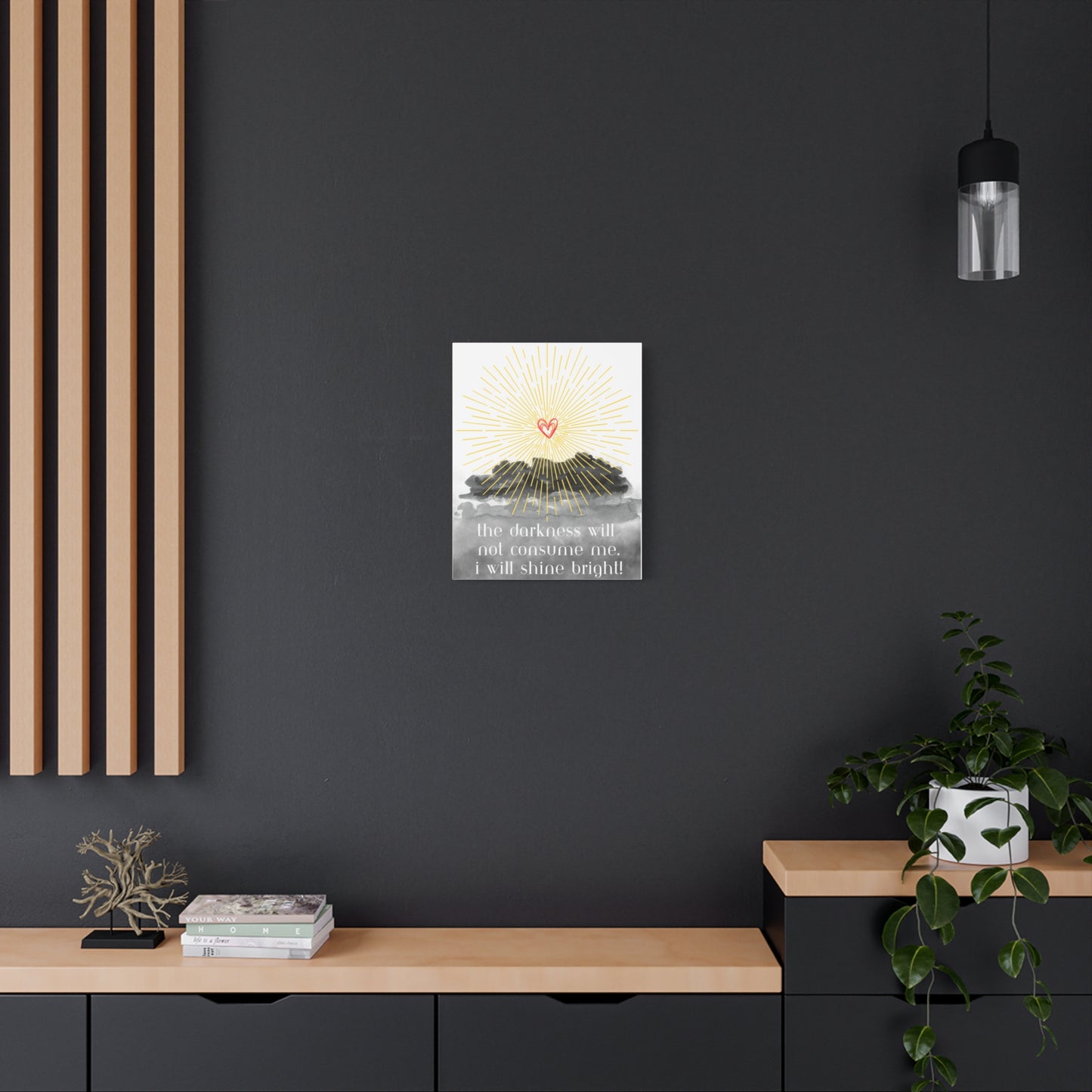 Inspirational Wall Art - Shine Bright Canvas Print
