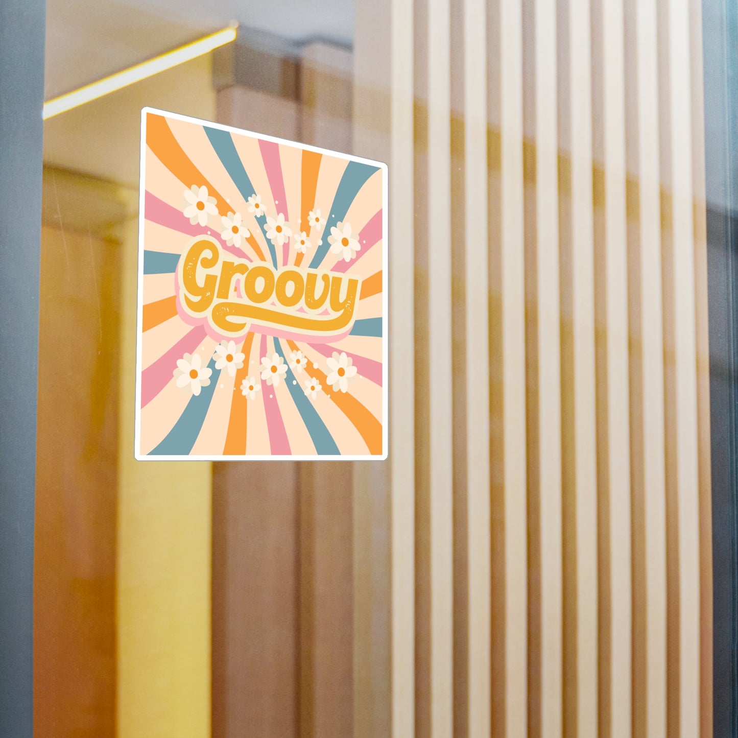 Vinyl Decal - Groovy Neutral Color Sticker