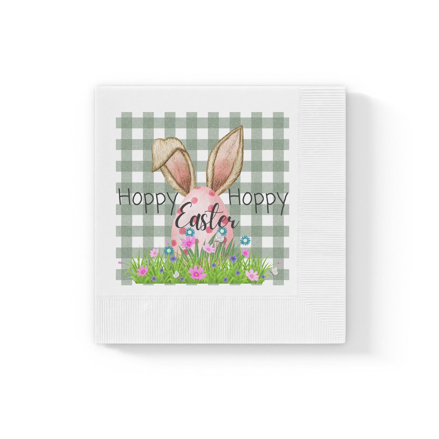 Hoppy Easter Decor Napkins - Festive Bunny Design for Spring Celebrations
