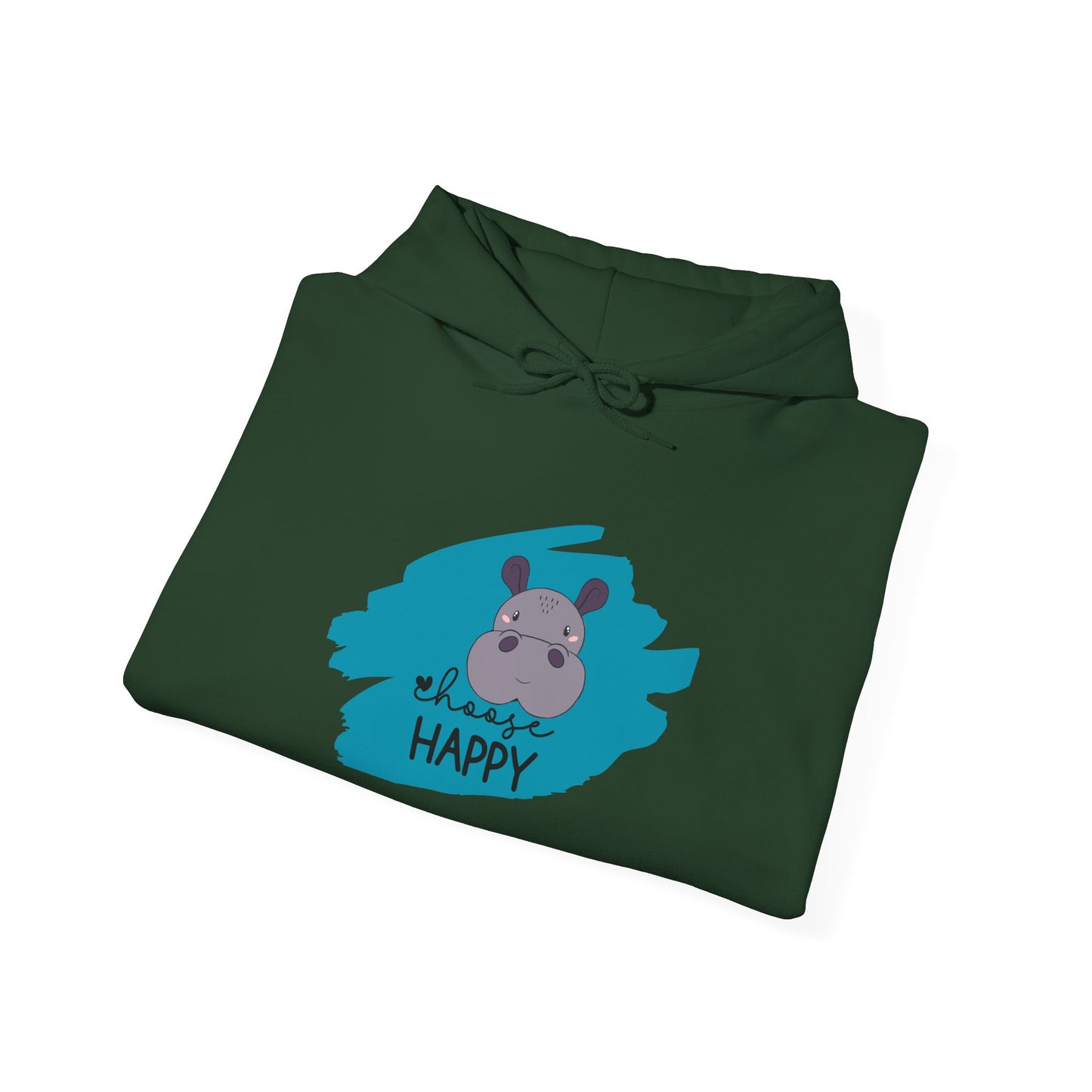 Hooded Sweatshirt - Choose Happy Choose Comfy