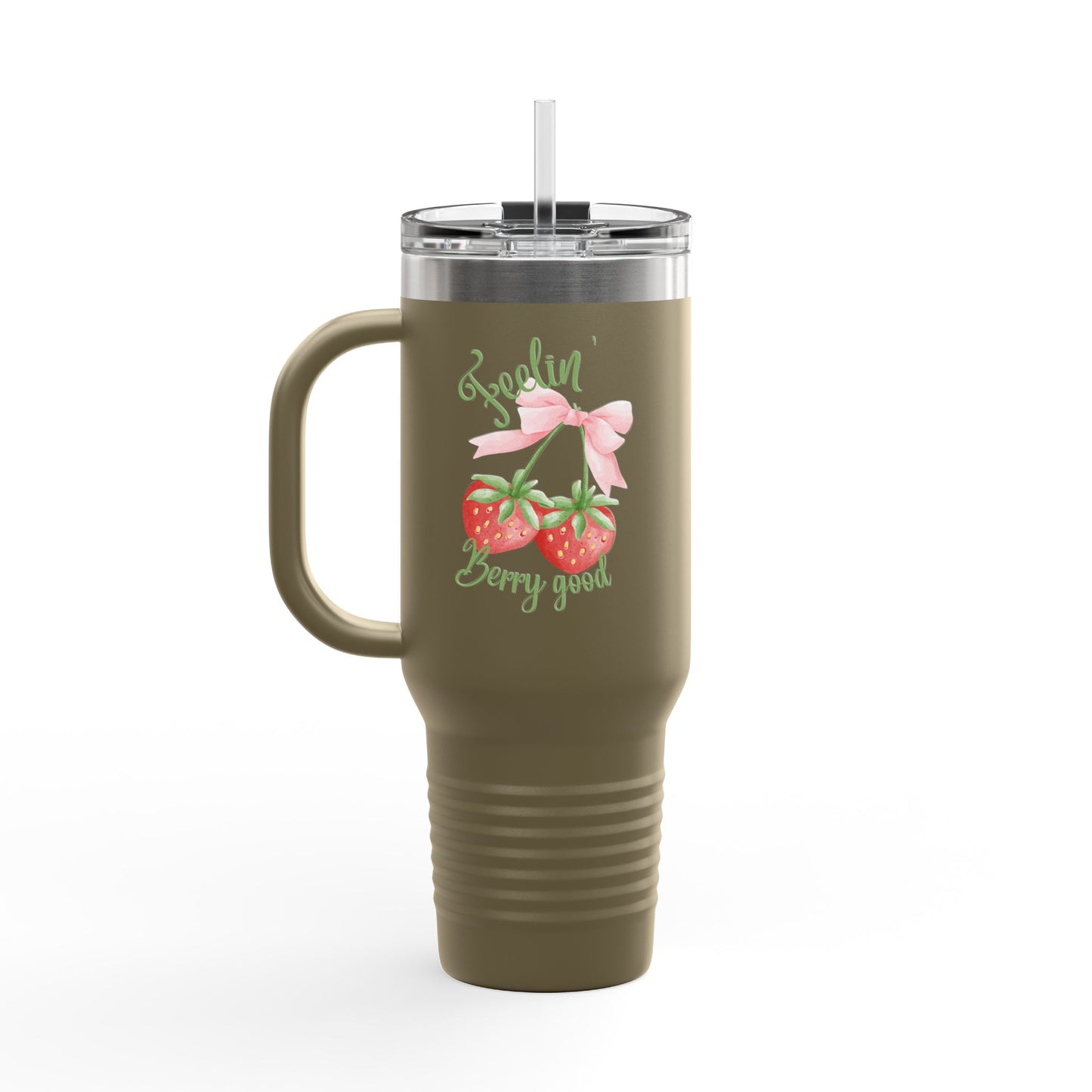 Feelin Berry Good Insulated 40oz Travel Mug