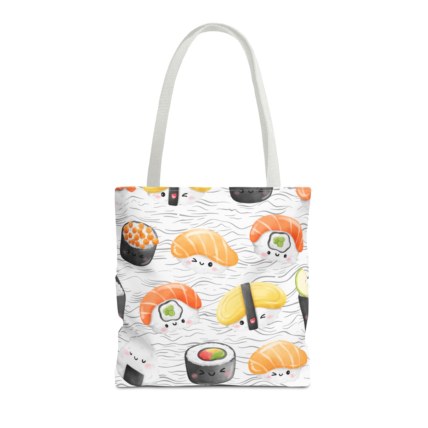 Cute Sushi Pattern Tote Bag - Perfect for Food Lovers
