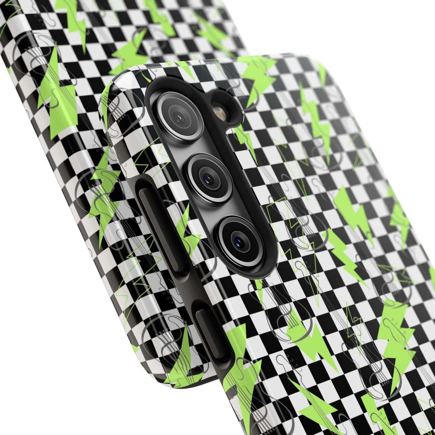 Phone Case - Lightening Guitar Rock the Day Design