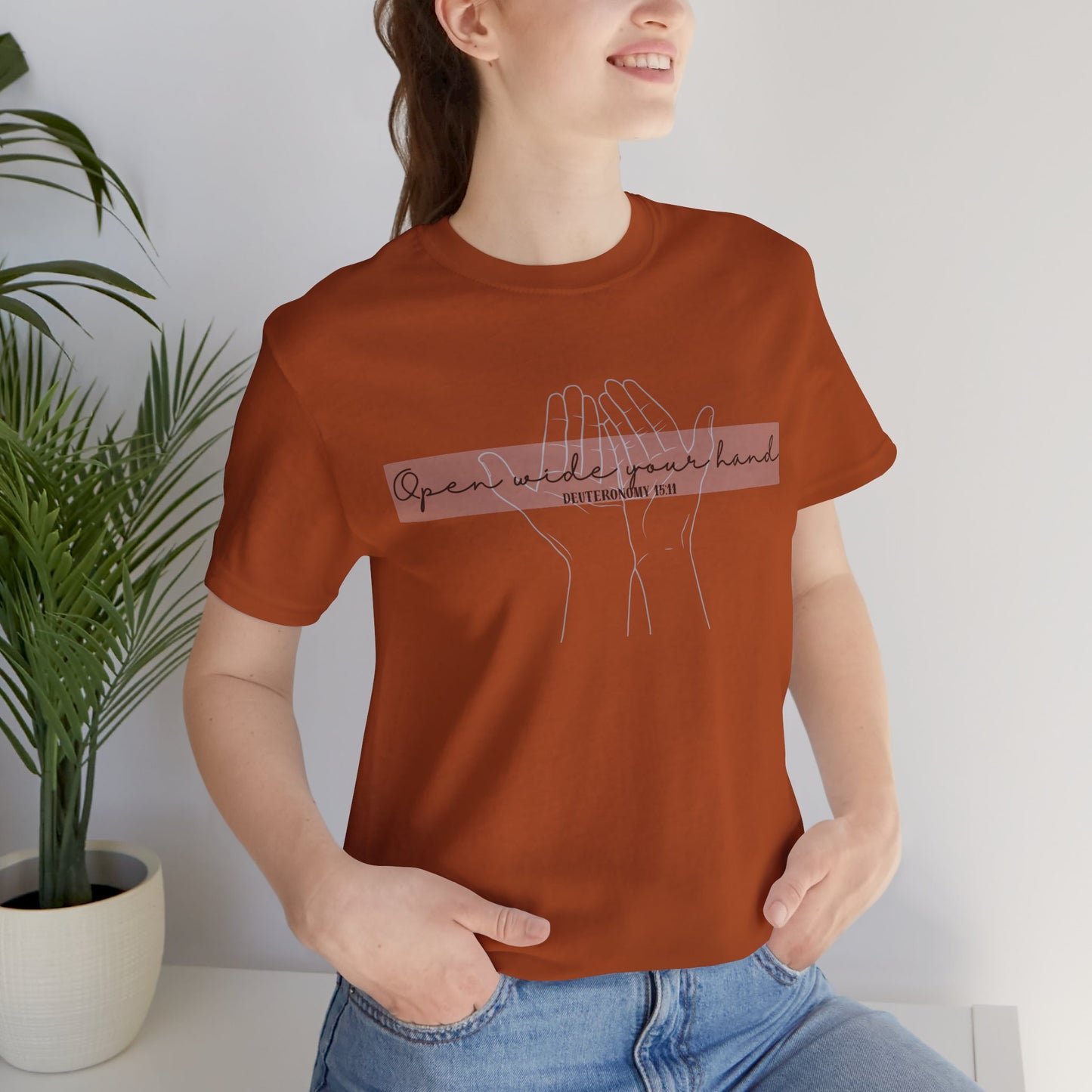 Open Wide your Hand - Christian Apparel