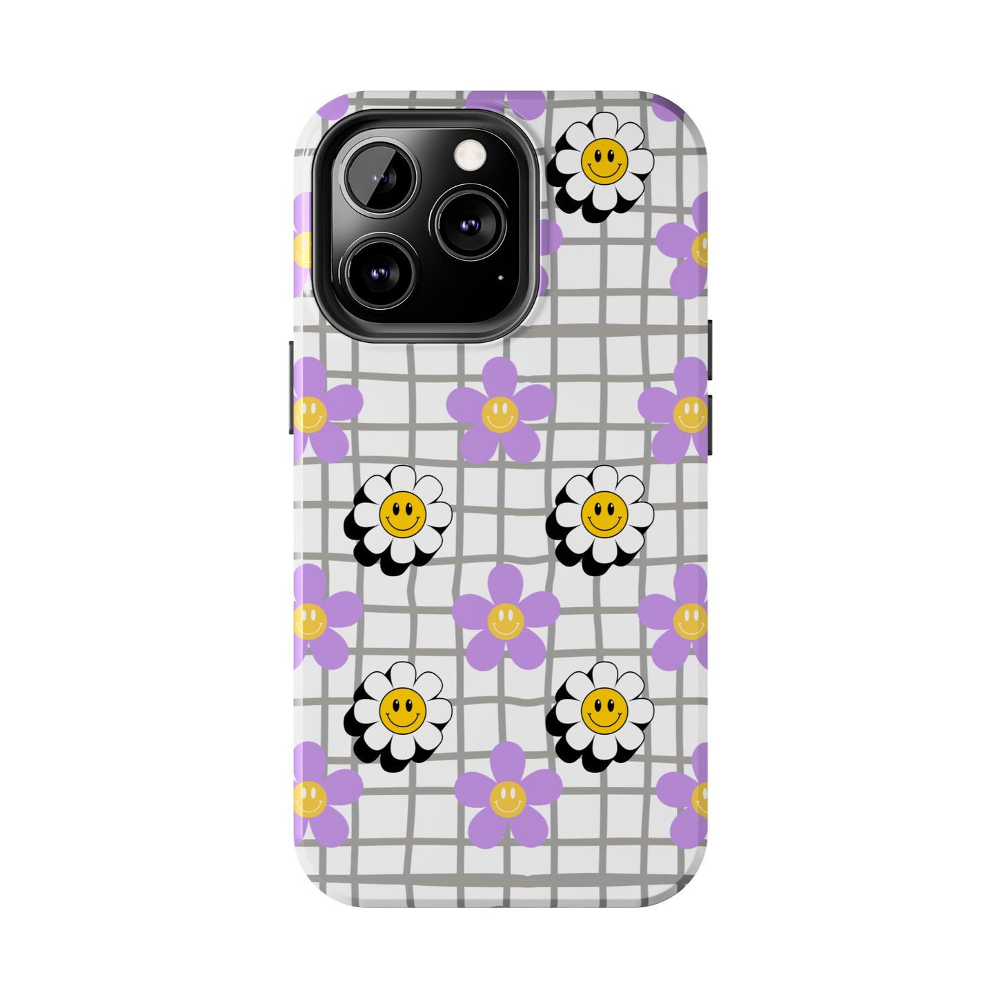 Phone Case - Flower Smiley Design