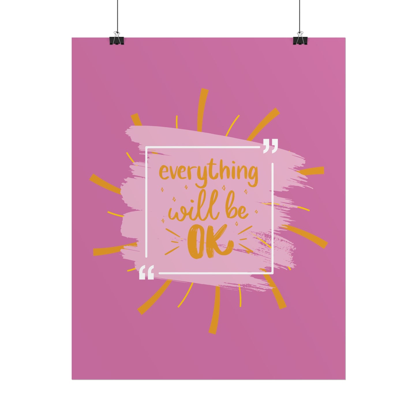 Everything Will Be Ok -Poster