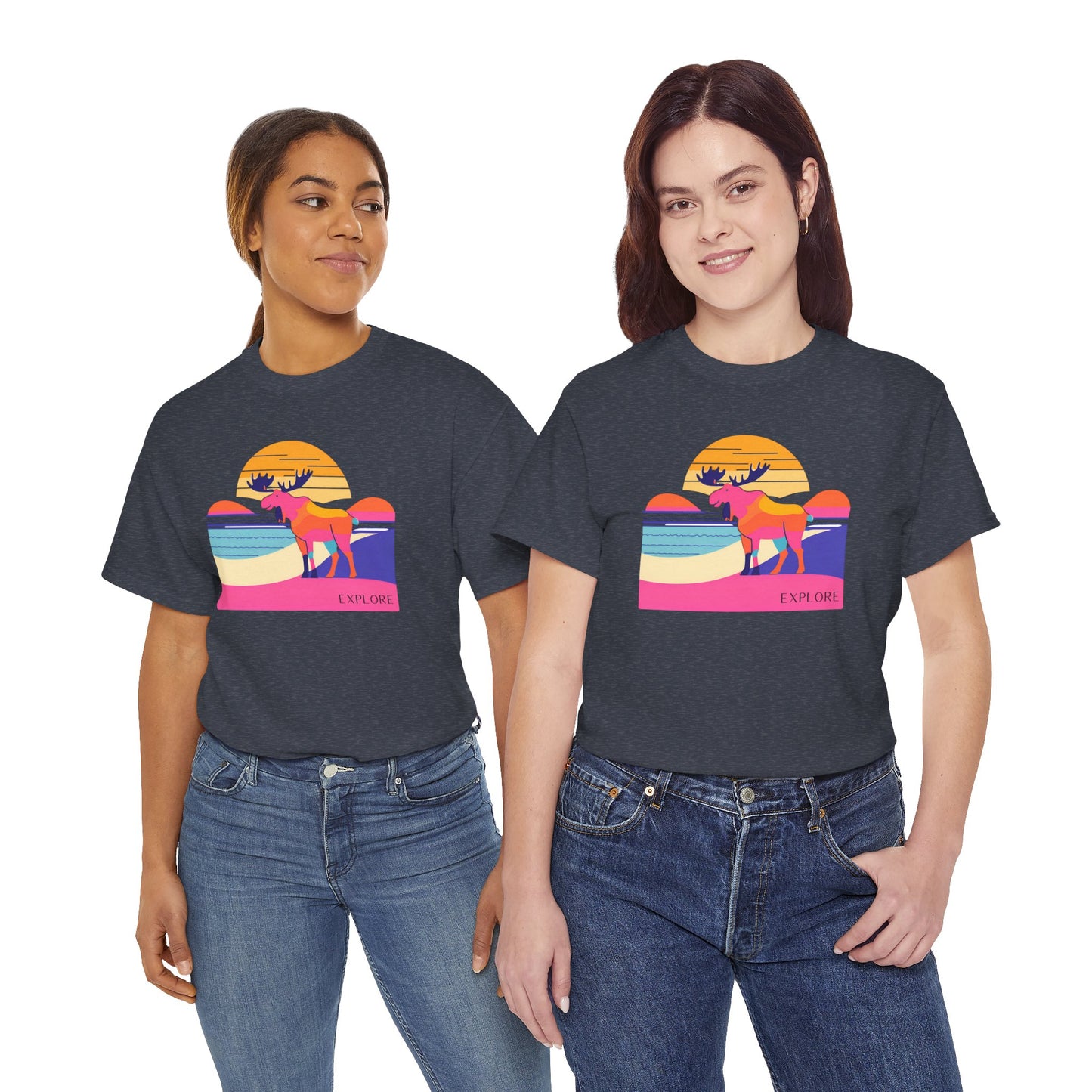 Explore Moose Tee - Adventure Lovers