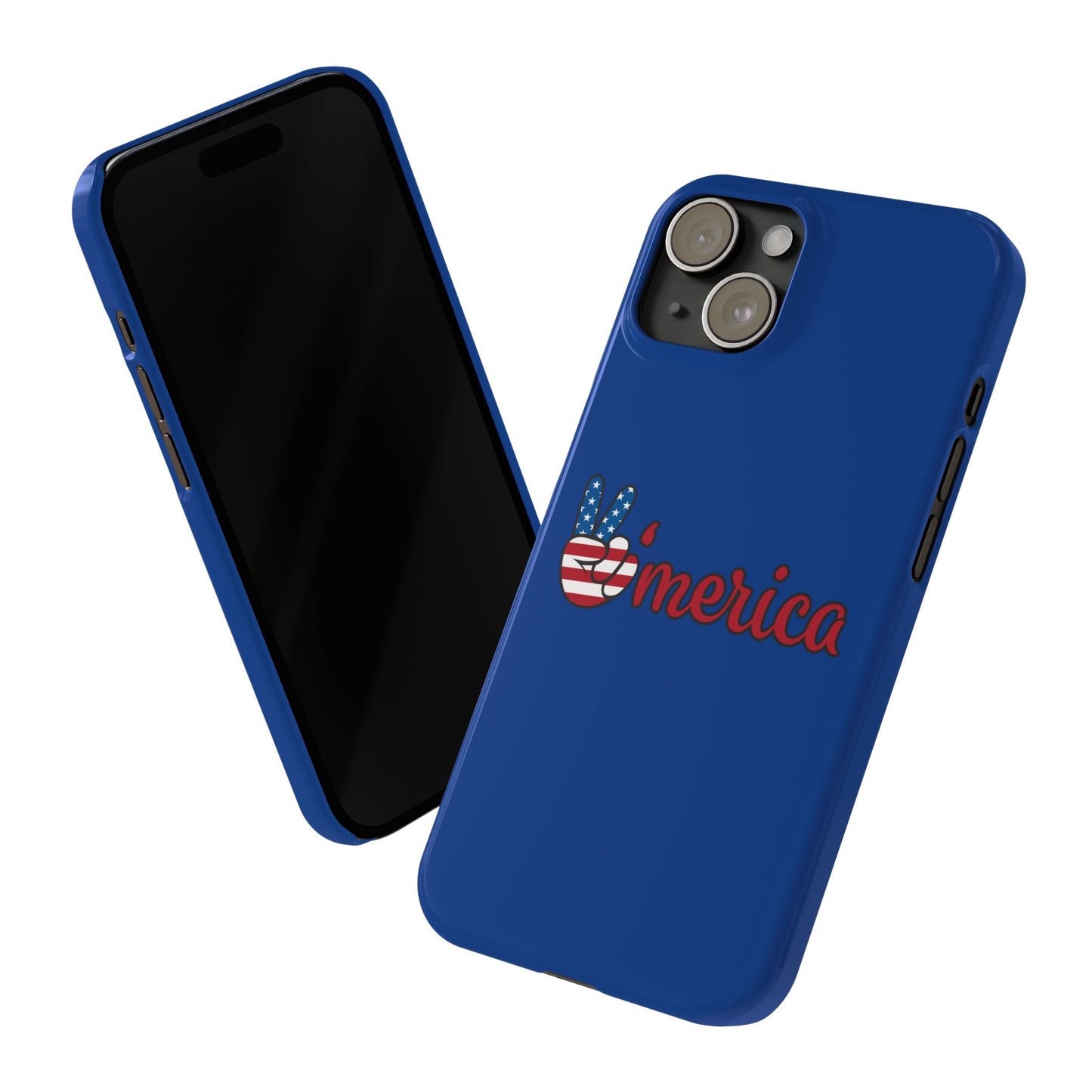 Slim Phone Case - 'Merica Design, Patriotic Phone Cover for Independence Day, 4th of July, USA Pride, Gift for Americans