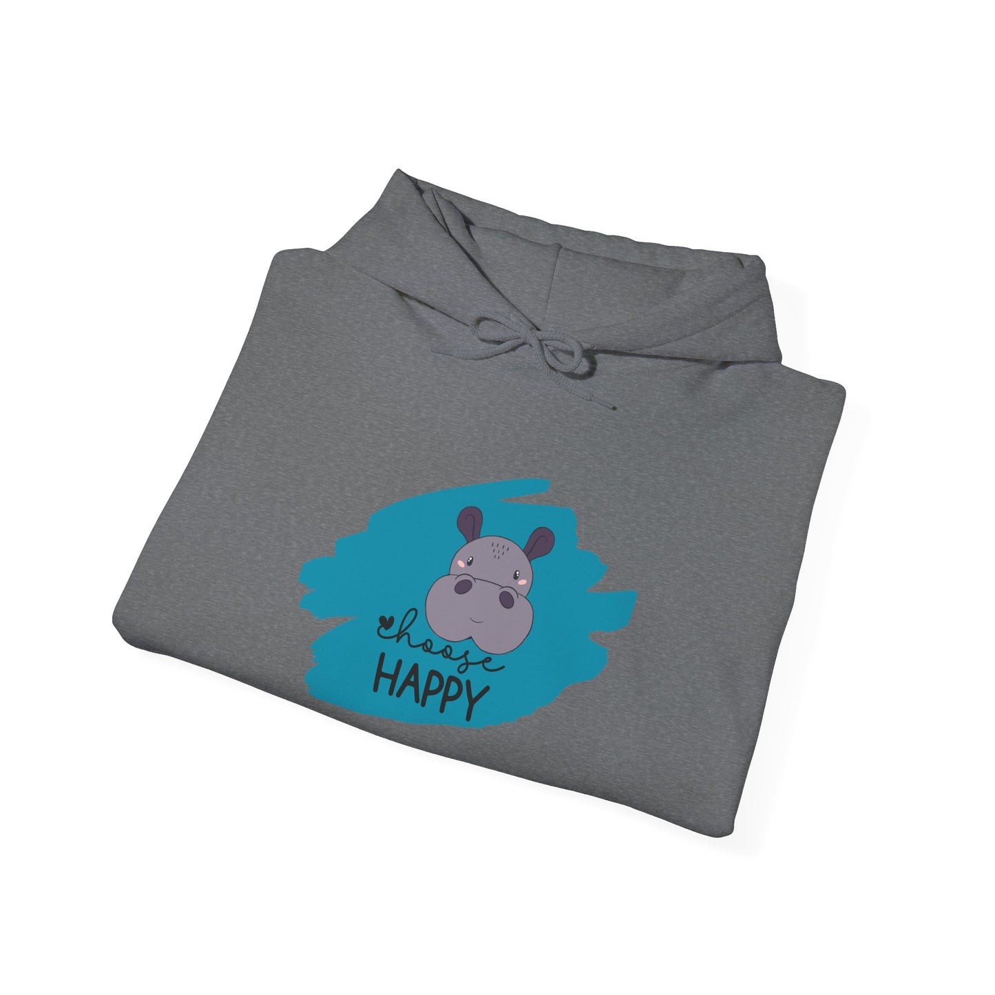 Hooded Sweatshirt - Choose Happy Choose Comfy
