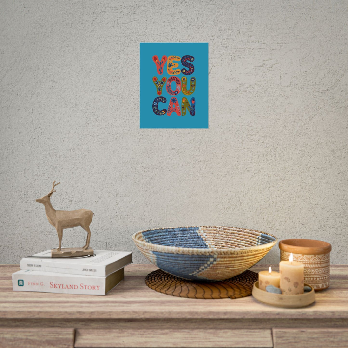 Poster - Yes You Can Inspirational Poster
