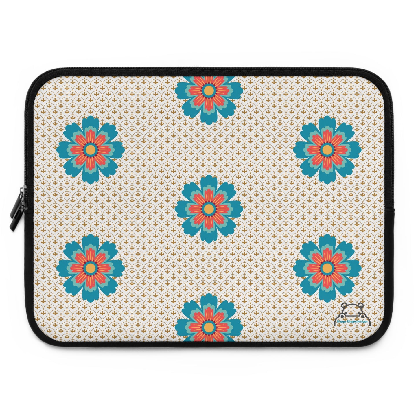 Colorful Floral Laptop Sleeve
