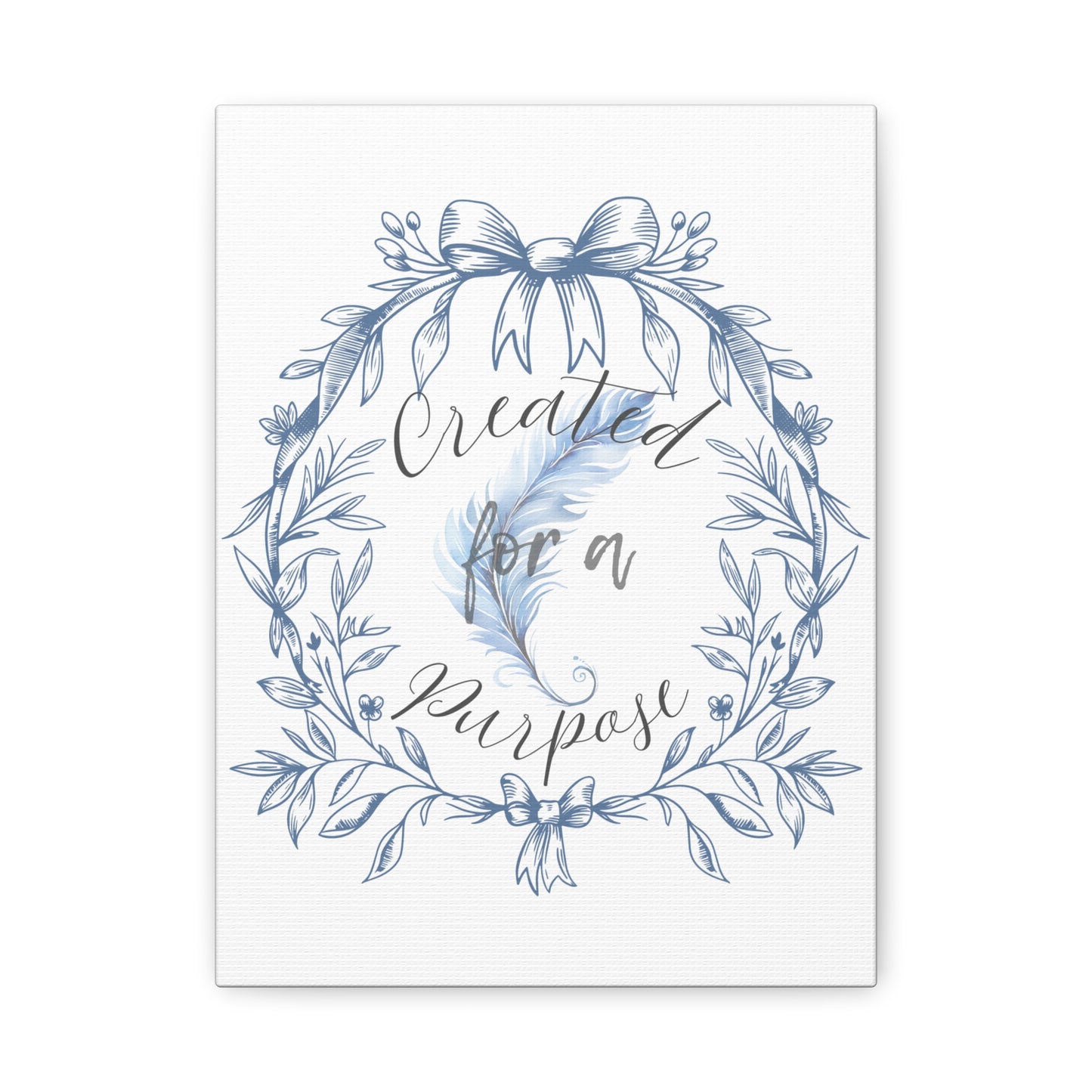 Inspirational Canvas Art - 'Created for a Purpose' Wall Decor
