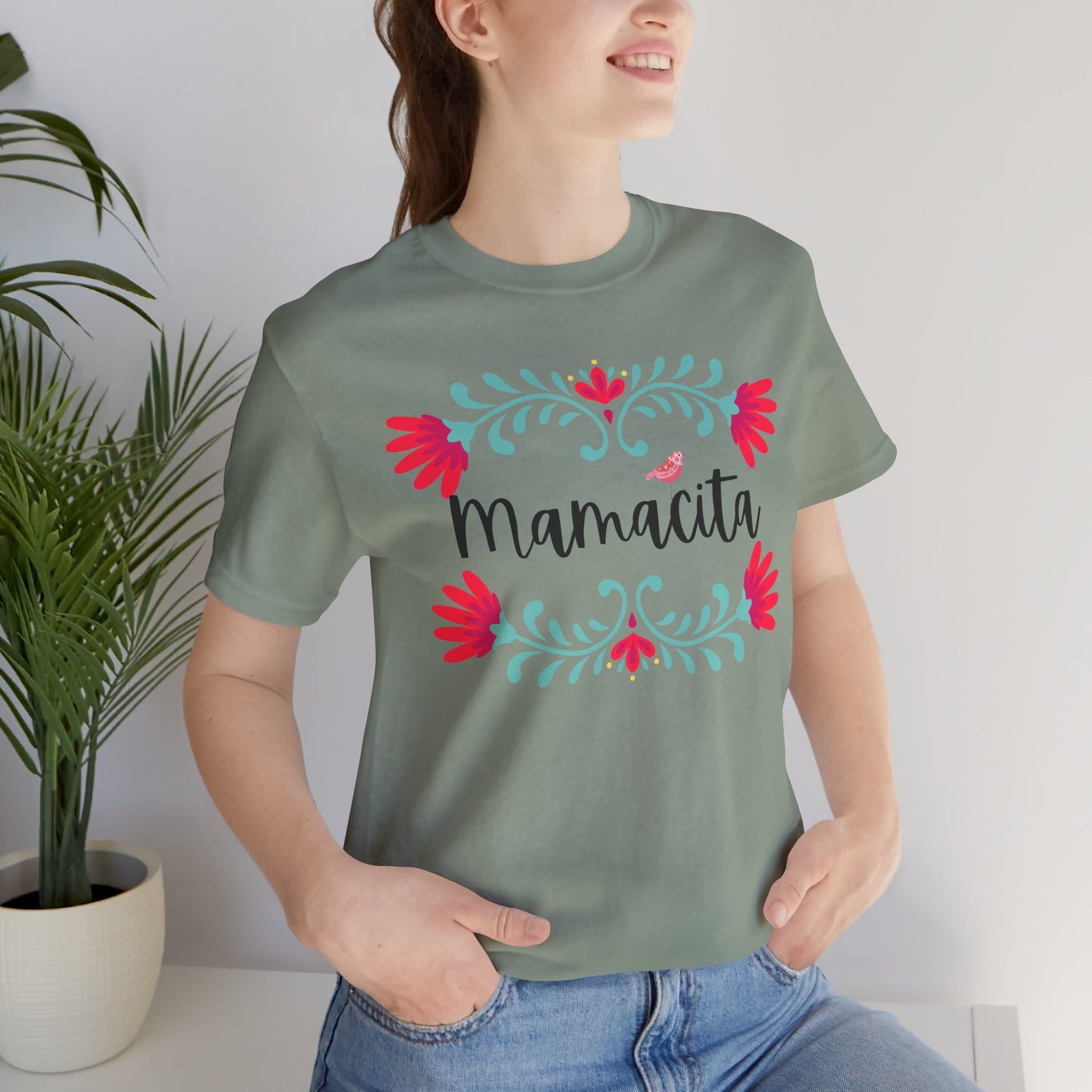 Mamacita- Mexican art inspired Floral Tee