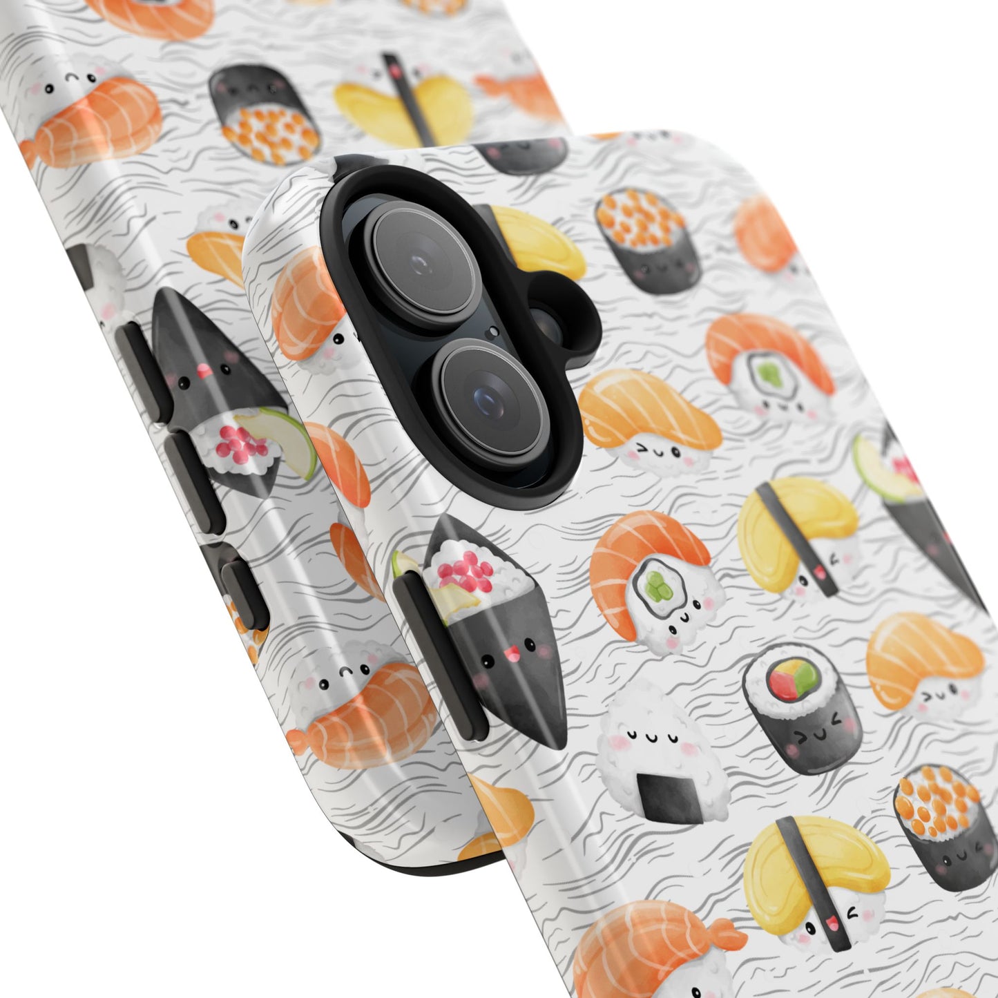 Cute Sushi Tough Phone Case - Durable and Stylish Design for Food Lovers